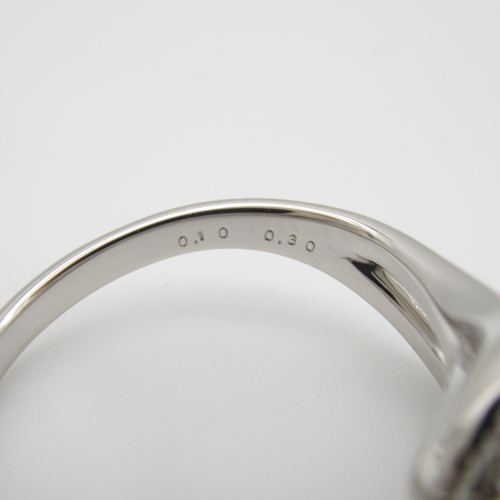 JEWELRY 【激減優惠】PT900鉑金Diamond Ring 0.1ct鑽石/0.3ct鑚石戒指JP#9/US#5