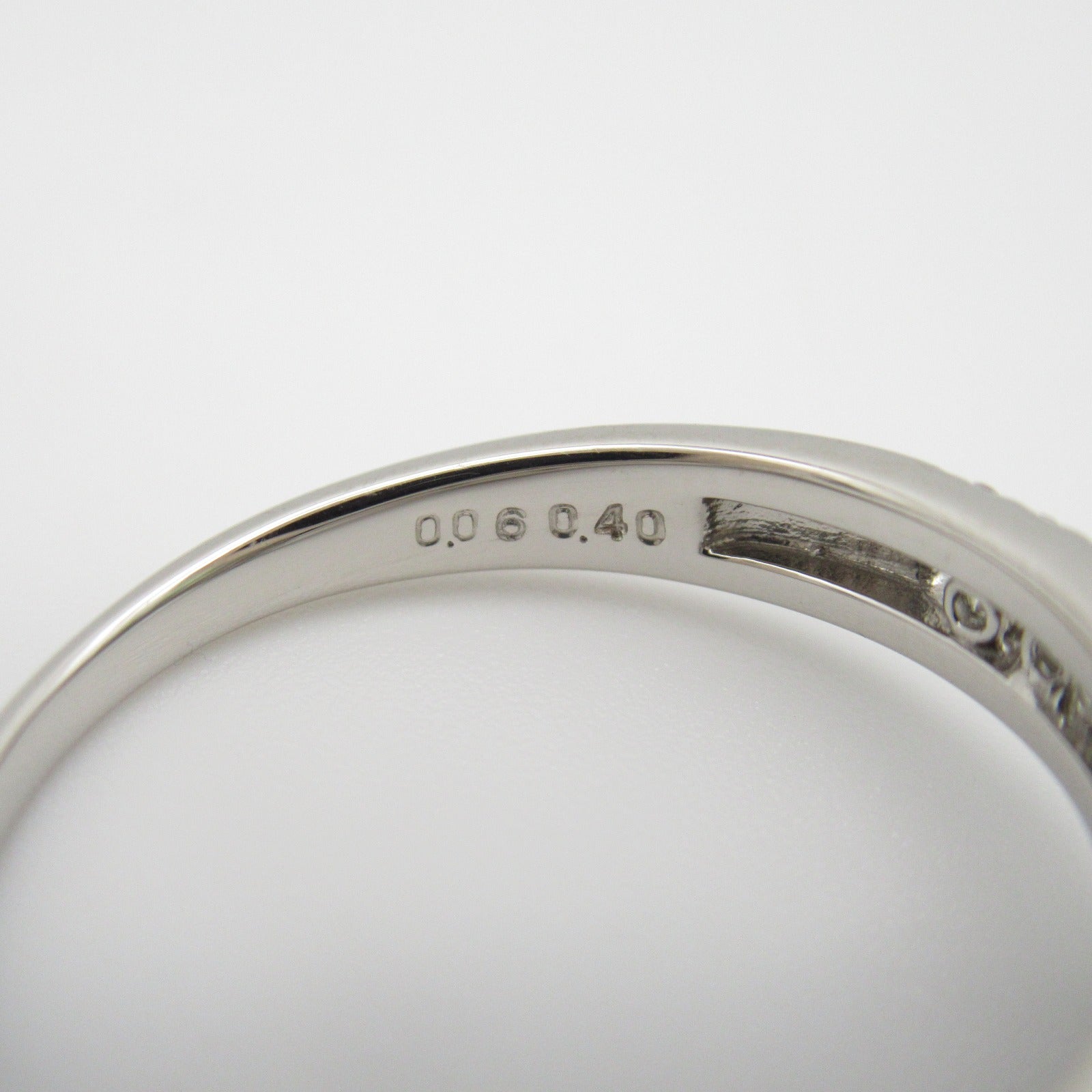 JEWELRY PT900鉑金Diamond Ring 0.06ct鑽石/0.4ct鑚石戒指JP#14/US#6.75
