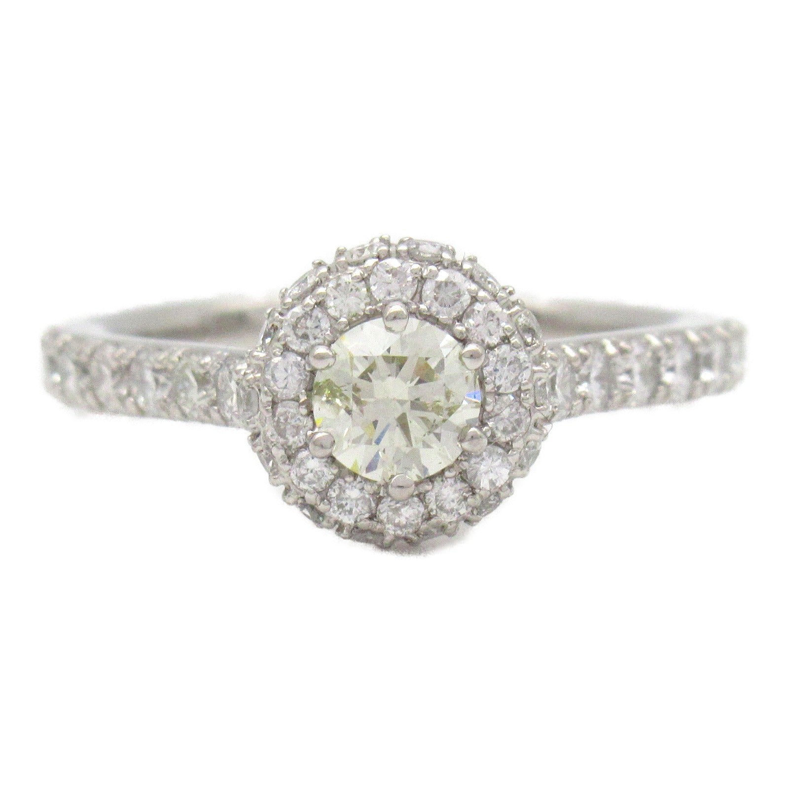 JEWELRY PT900鉑金Diamond Ring 0.319ct鑽石/0.8ct鑚石戒指JP#12/US#6.25
