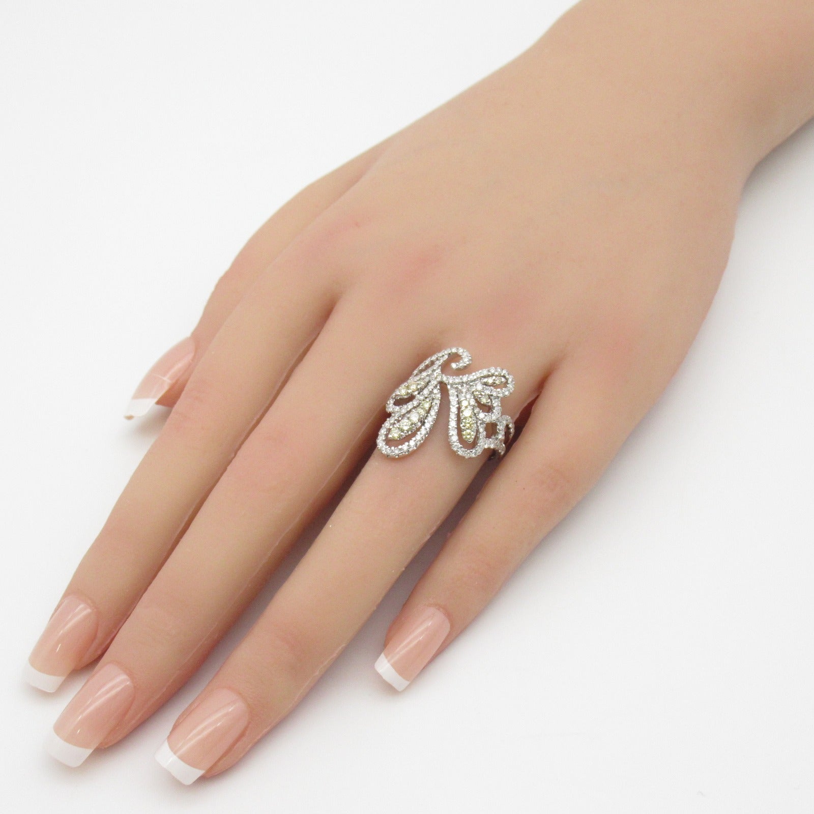 JEWELRY 【激減優惠】18K白金Diamond Ring 1.46ct鑽石戒指US#7.5