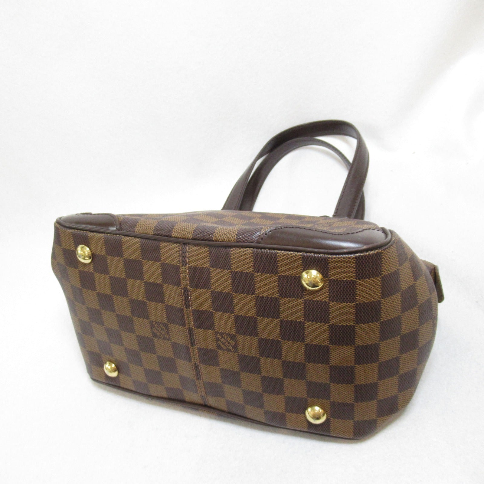 LOUIS VUITTON 【激減優惠】Damier Verona PM金扣肩背袋棕色