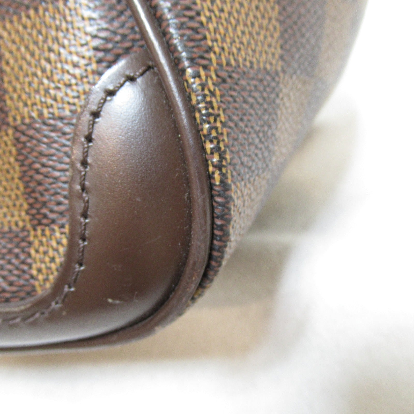 LOUIS VUITTON 【激減優惠】Damier Verona PM金扣肩背袋棕色