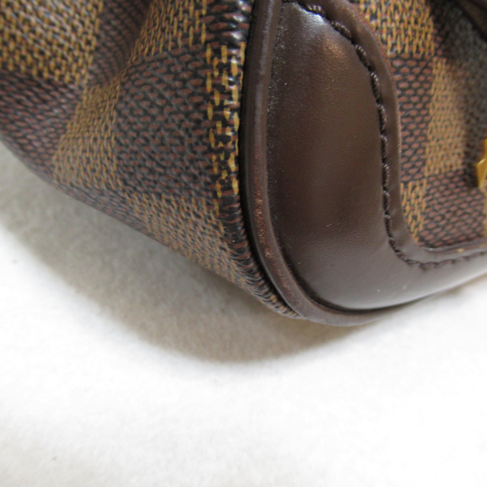 LOUIS VUITTON 【激減優惠】Damier Verona PM金扣肩背袋棕色