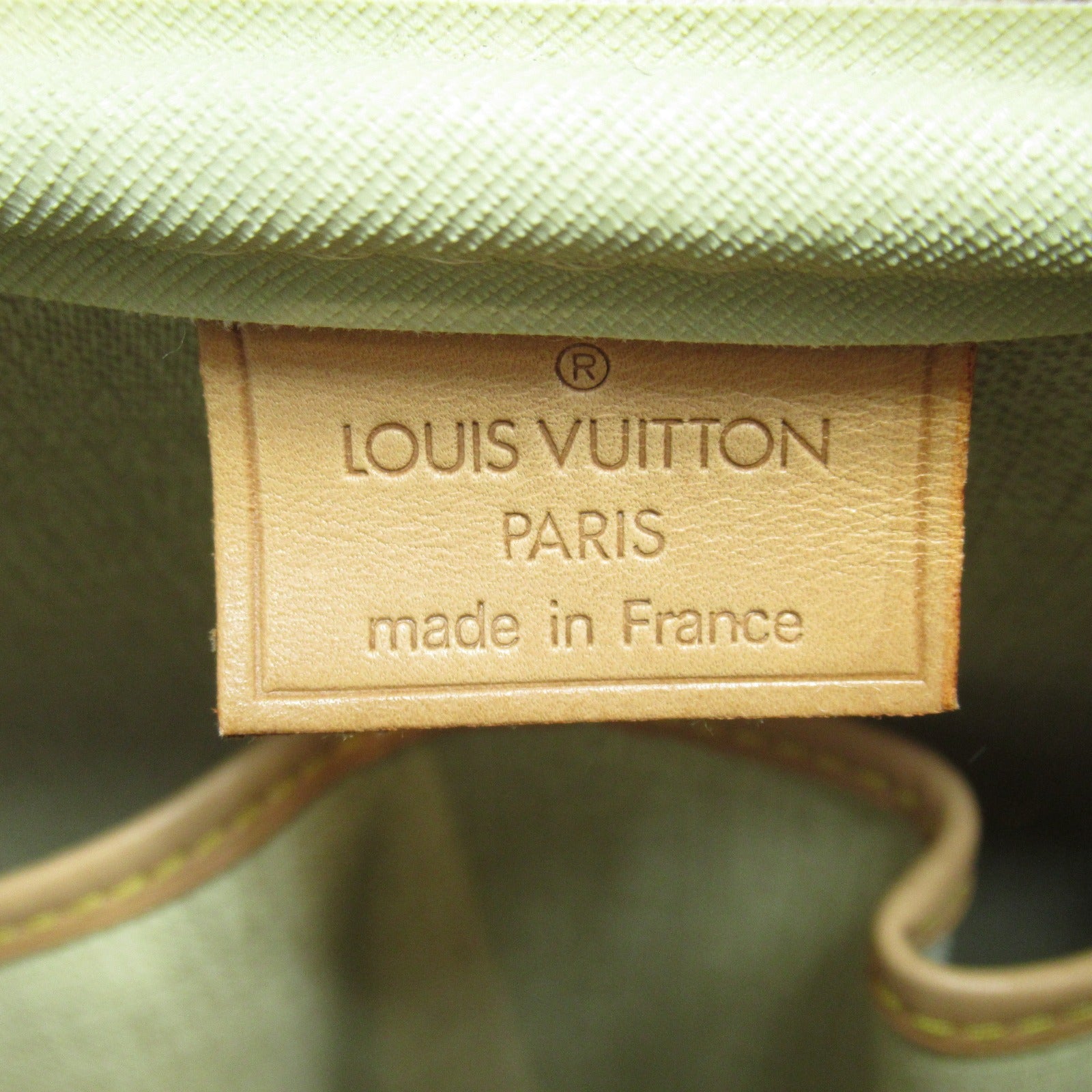 LOUIS VUITTON Monogram Deauville GM Hand Bag金扣手挽袋啡色