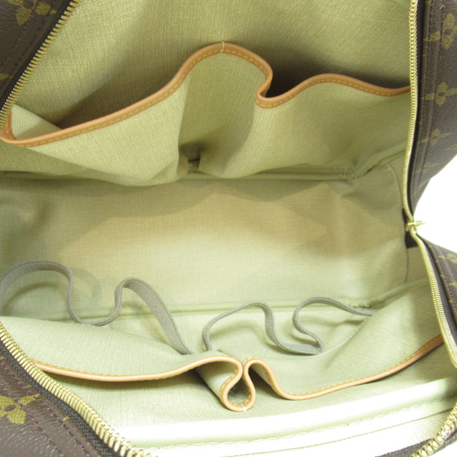 LOUIS VUITTON Monogram Deauville GM Hand Bag金扣手挽袋啡色