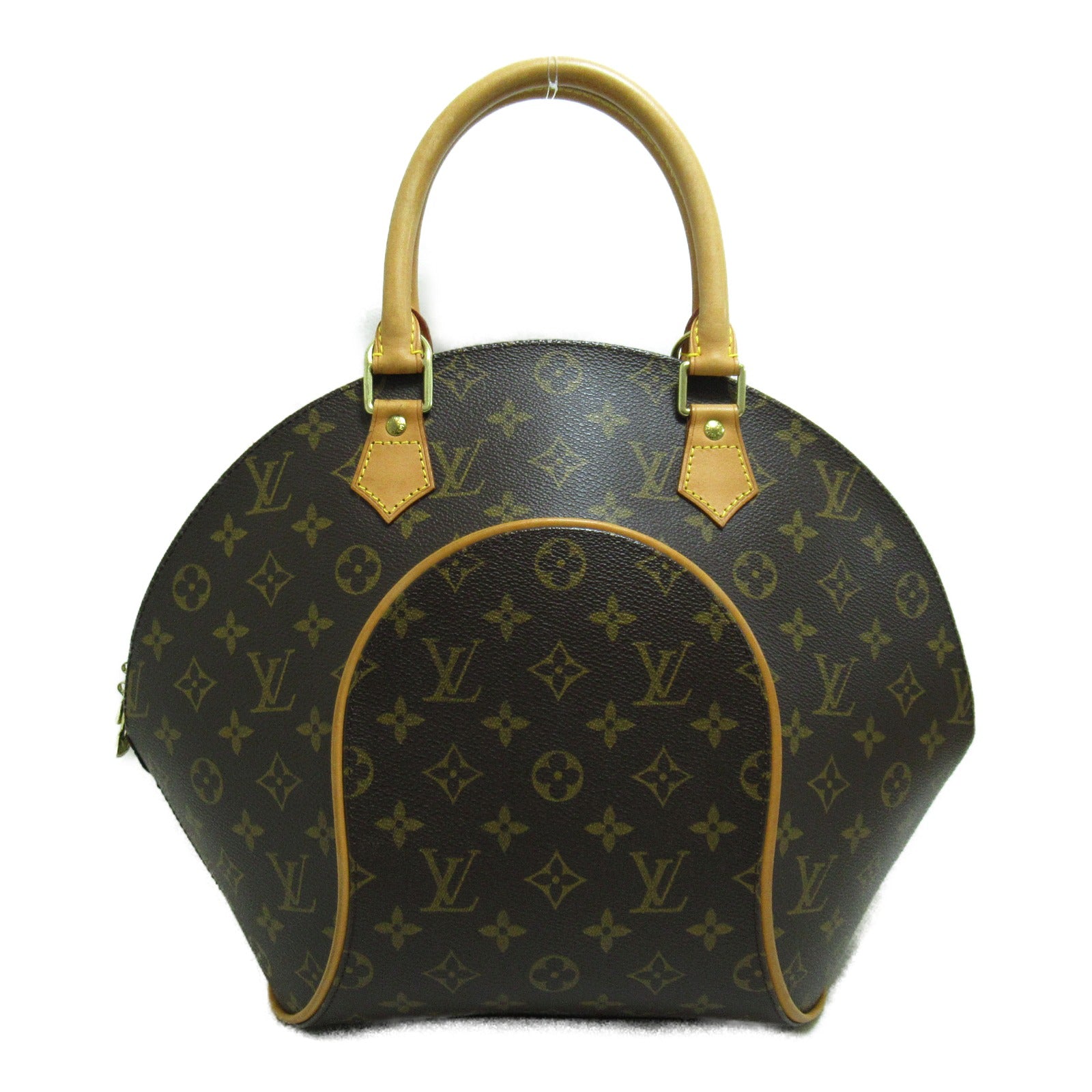 LOUIS VUITTON 【激減優惠】Monogram Ellipse MM金扣手挽袋啡色