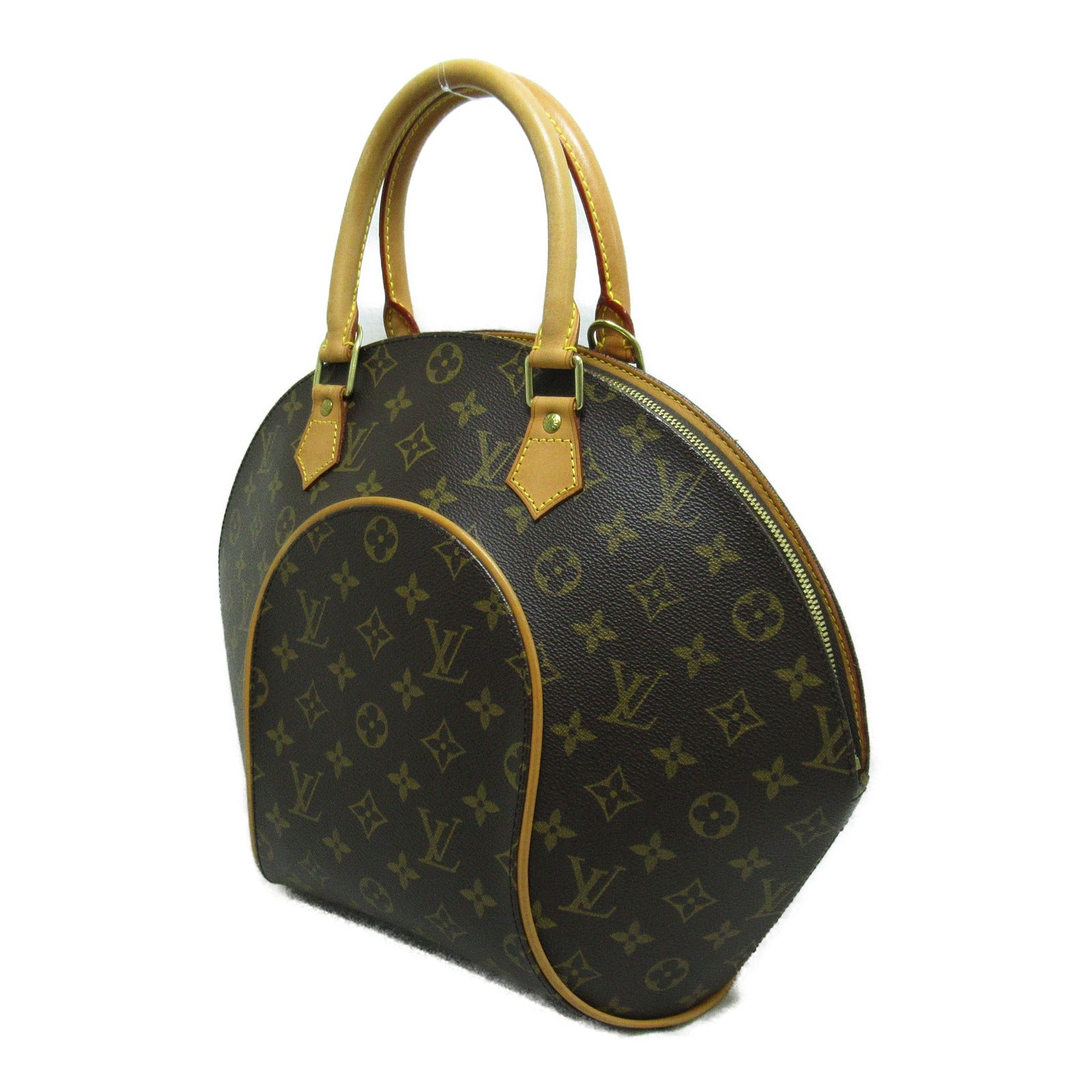 LOUIS VUITTON 【激減優惠】Monogram Ellipse MM金扣手挽袋啡色