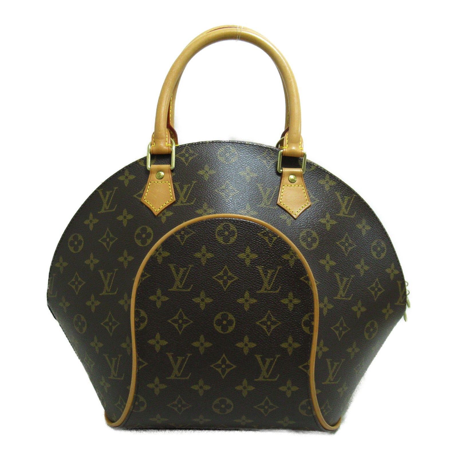 LOUIS VUITTON 【激減優惠】Monogram Ellipse MM金扣手挽袋啡色