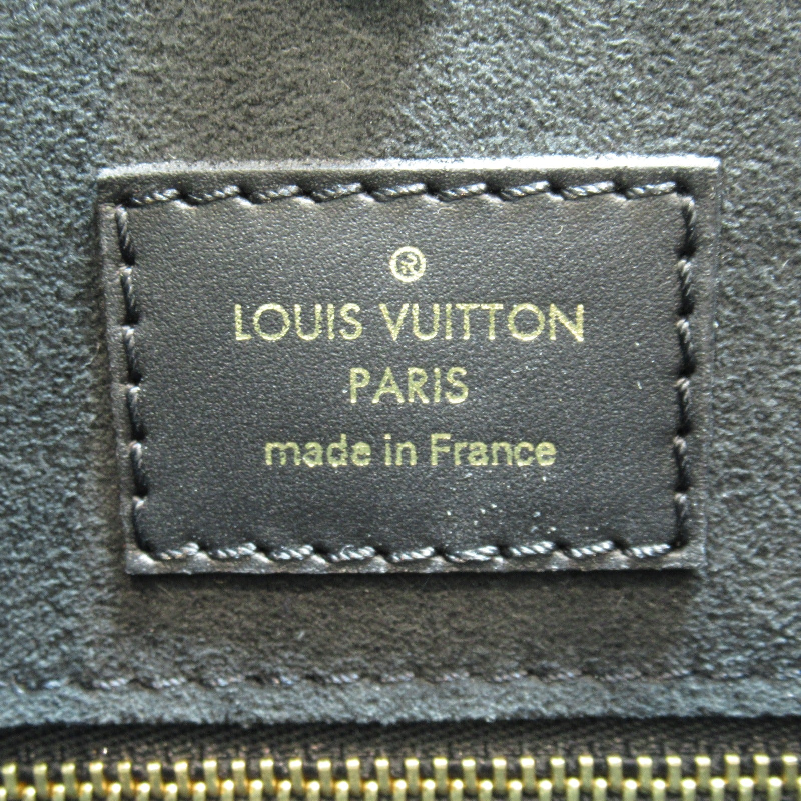 LOUIS VUITTON Monogram Fold Tote MM金扣手挽肩背兩用袋啡色/黑色