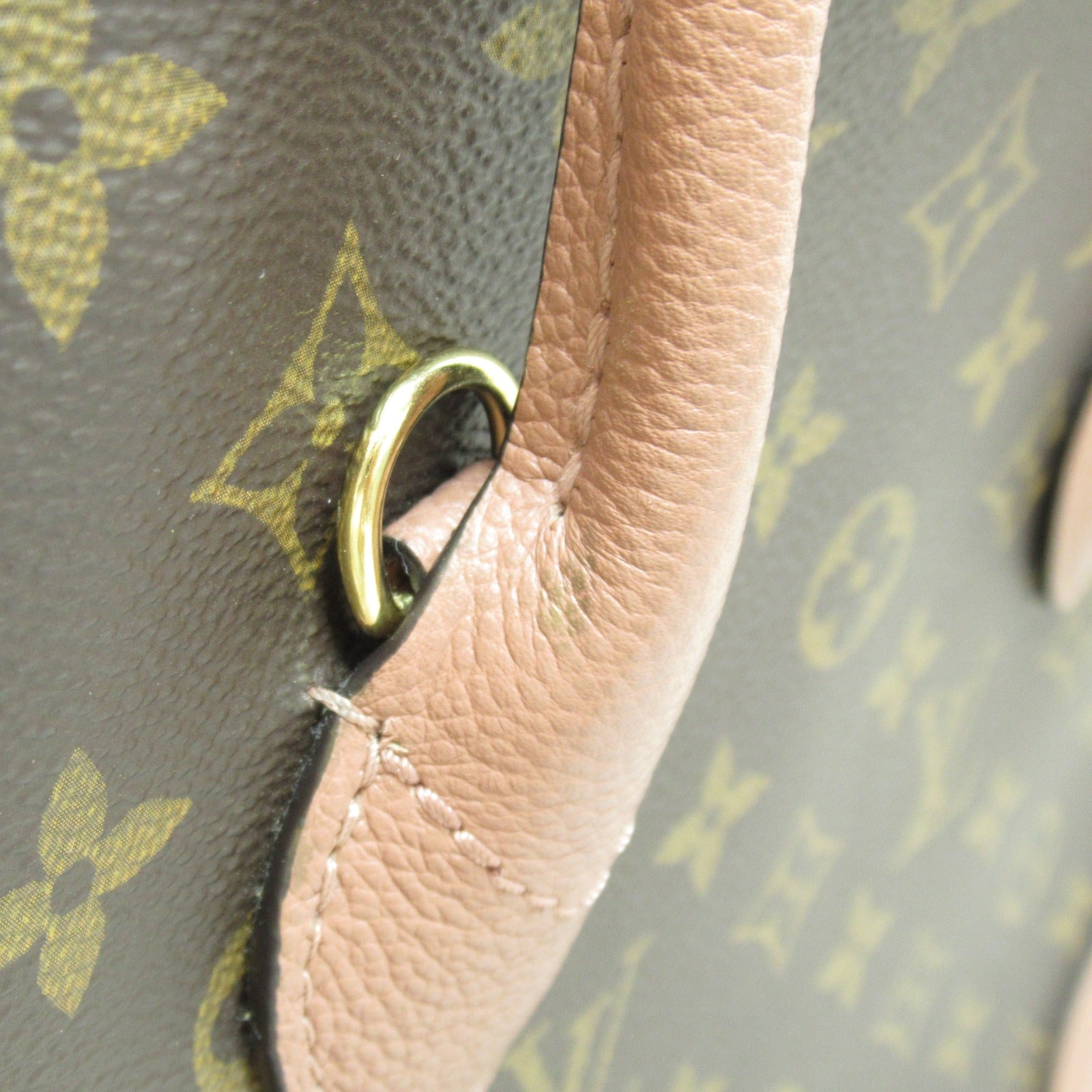 LOUIS VUITTON 【激減優惠】Monogram Flandrin 2 Way Shoulder Bag Handbag金扣手挽肩背兩用袋啡色