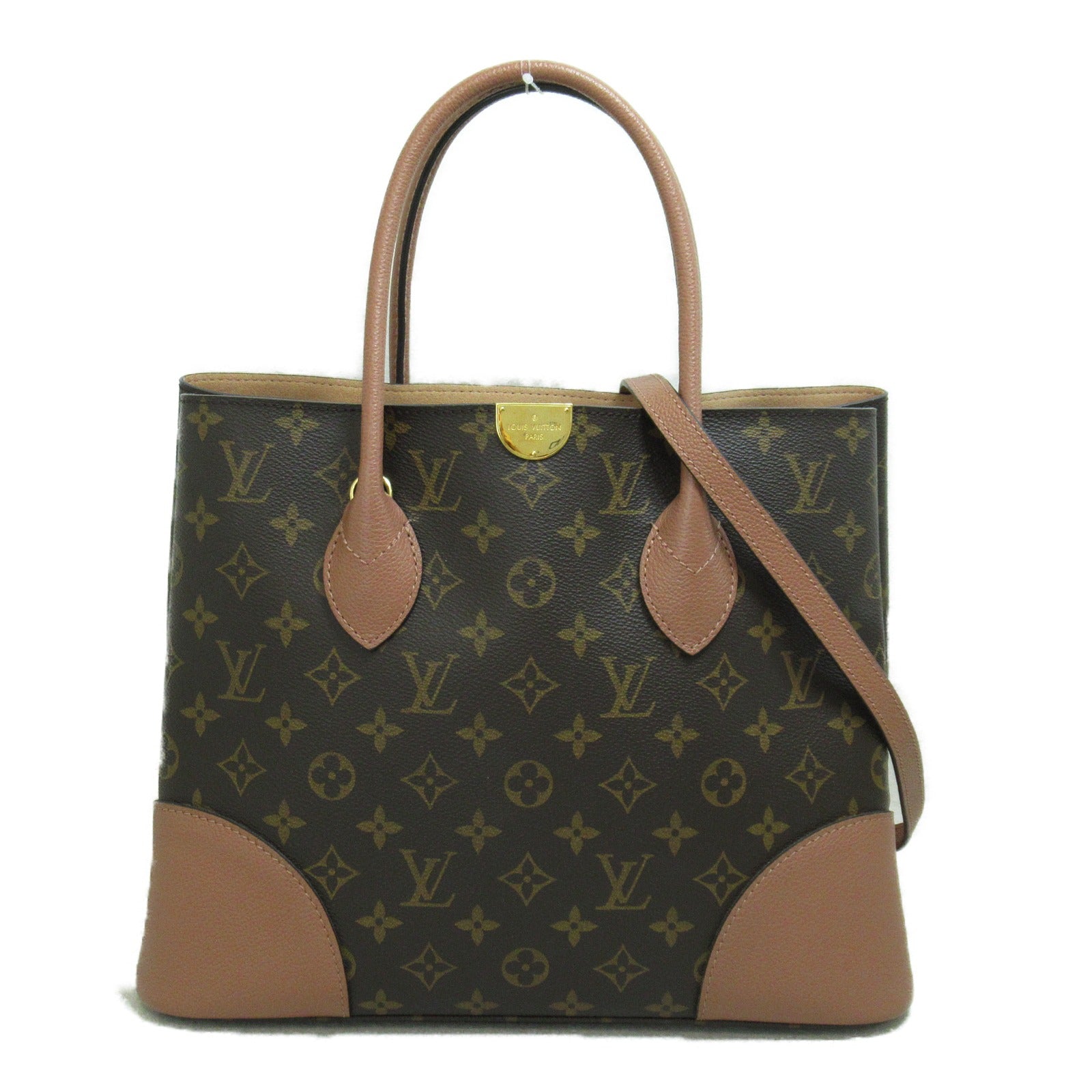 LOUIS VUITTON 【激減優惠】Monogram Flandrin 2 Way Shoulder Bag Handbag金扣手挽肩背兩用袋啡色