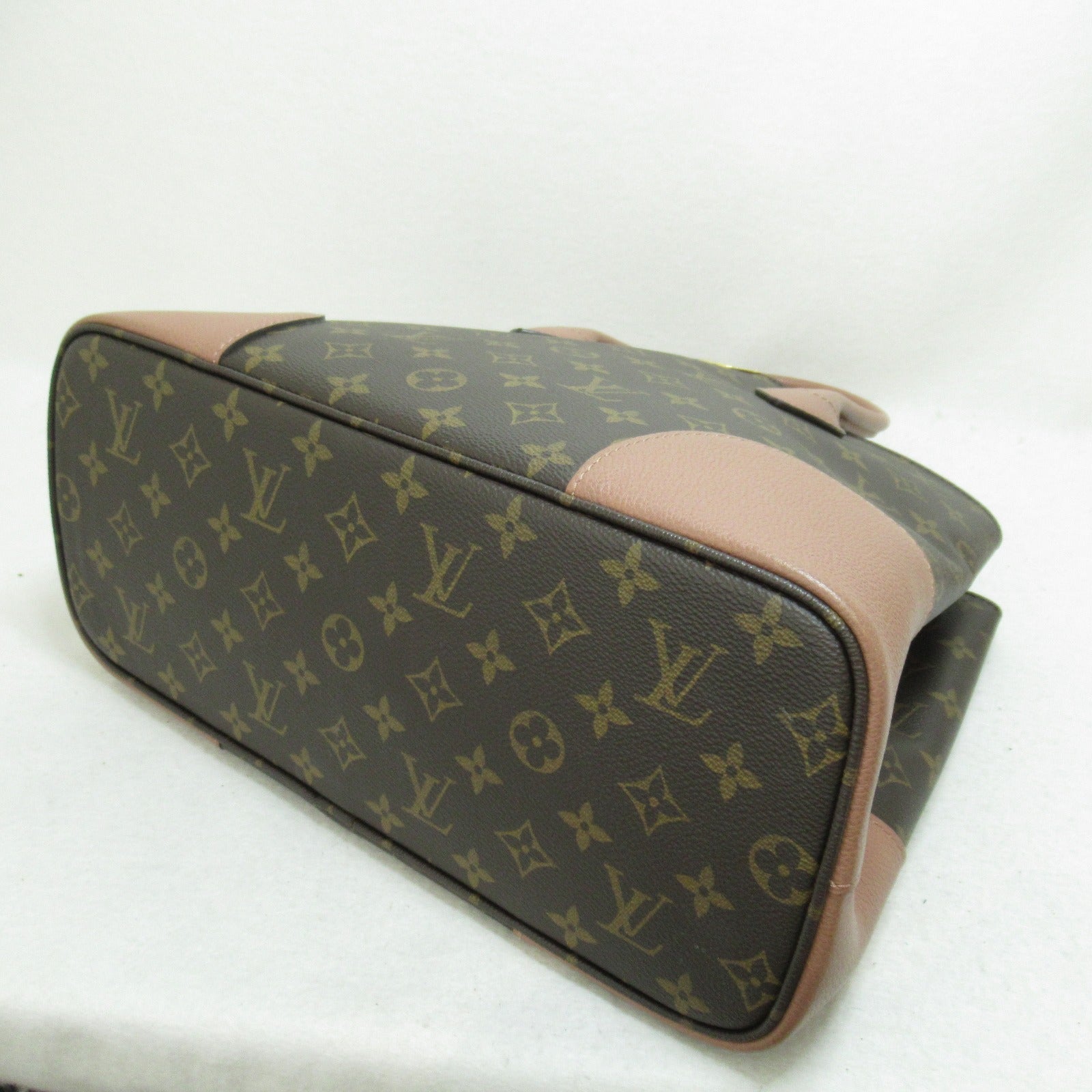 LOUIS VUITTON 【激減優惠】Monogram Flandrin 2 Way Shoulder Bag Handbag金扣手挽肩背兩用袋啡色