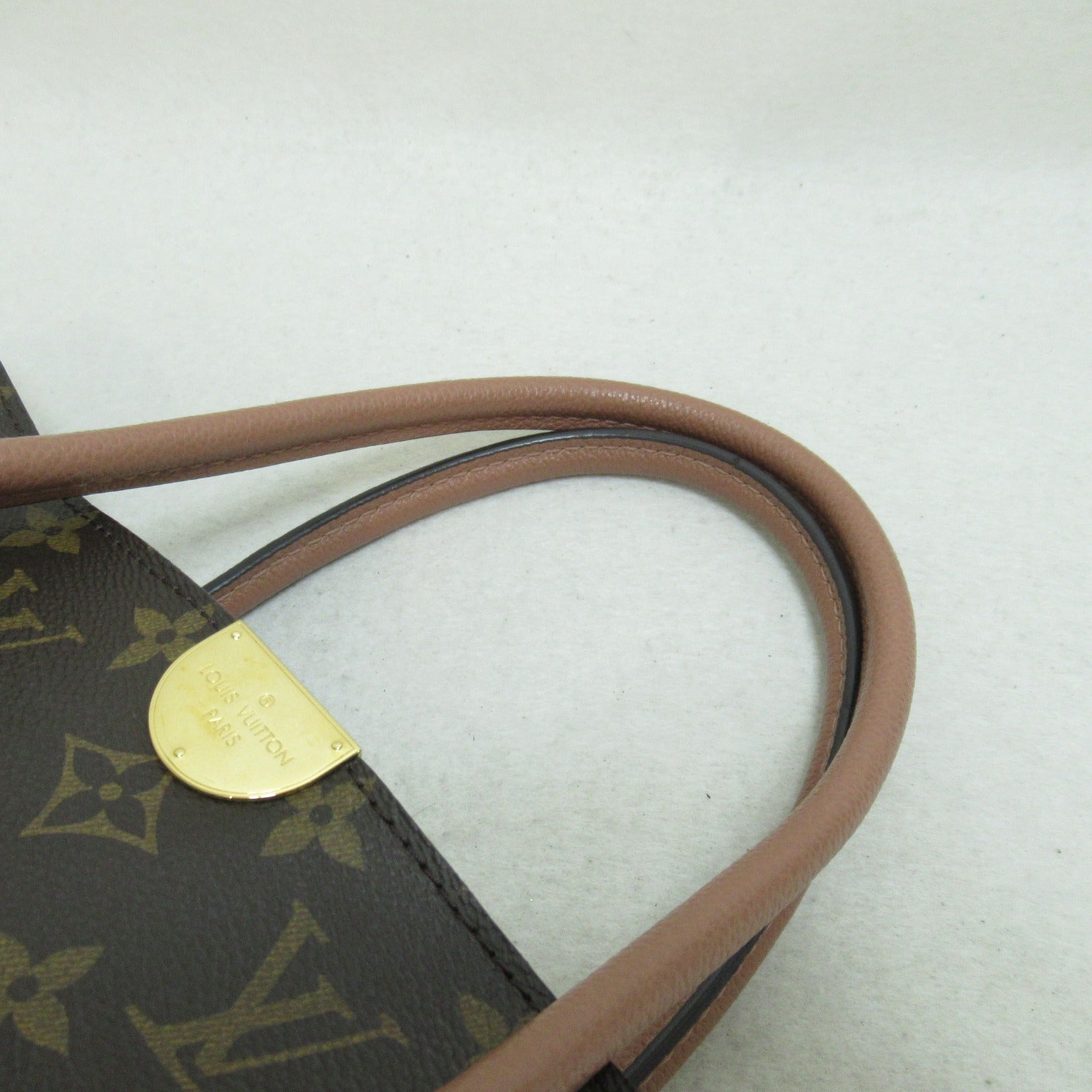 LOUIS VUITTON 【激減優惠】Monogram Flandrin 2 Way Shoulder Bag Handbag金扣手挽肩背兩用袋啡色