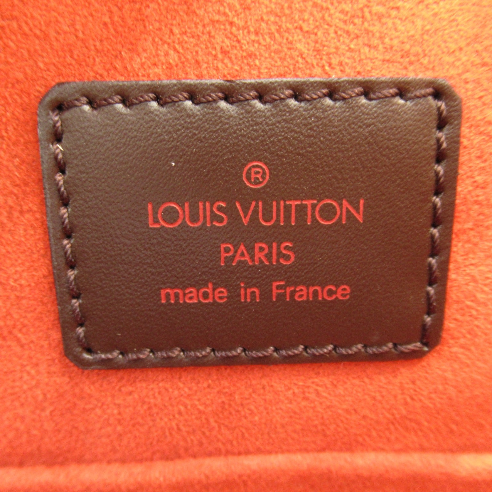 LOUIS VUITTON 【激減優惠】Damier Sarria Horizontal金扣手挽袋啡色