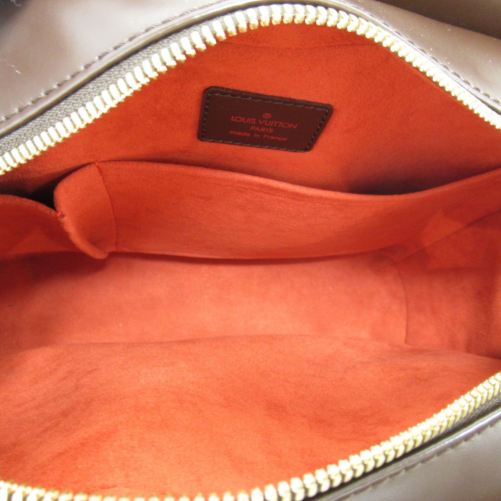 LOUIS VUITTON 【激減優惠】Damier Sarria Horizontal金扣手挽袋啡色