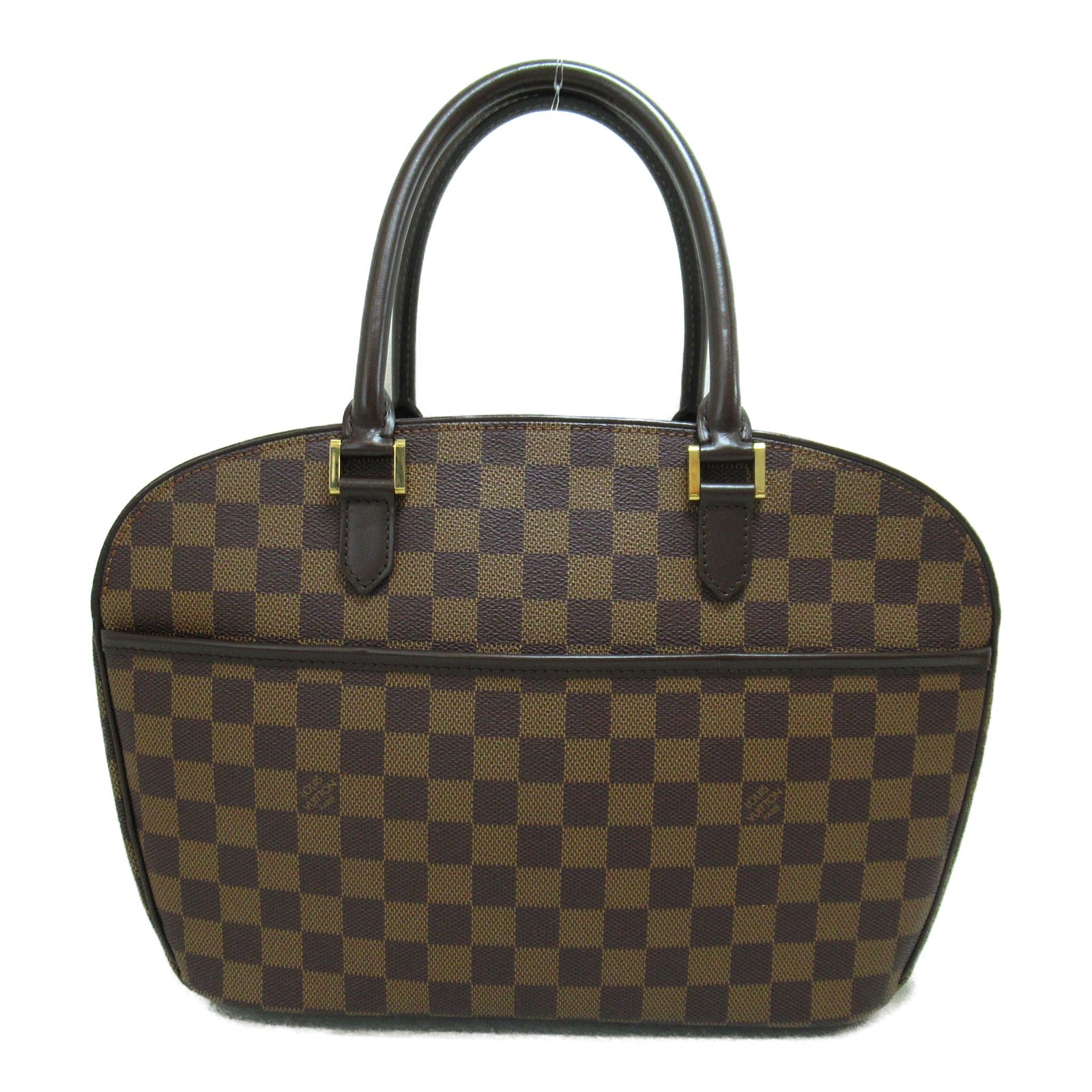 LOUIS VUITTON 【激減優惠】Damier Sarria Horizontal金扣手挽袋啡色