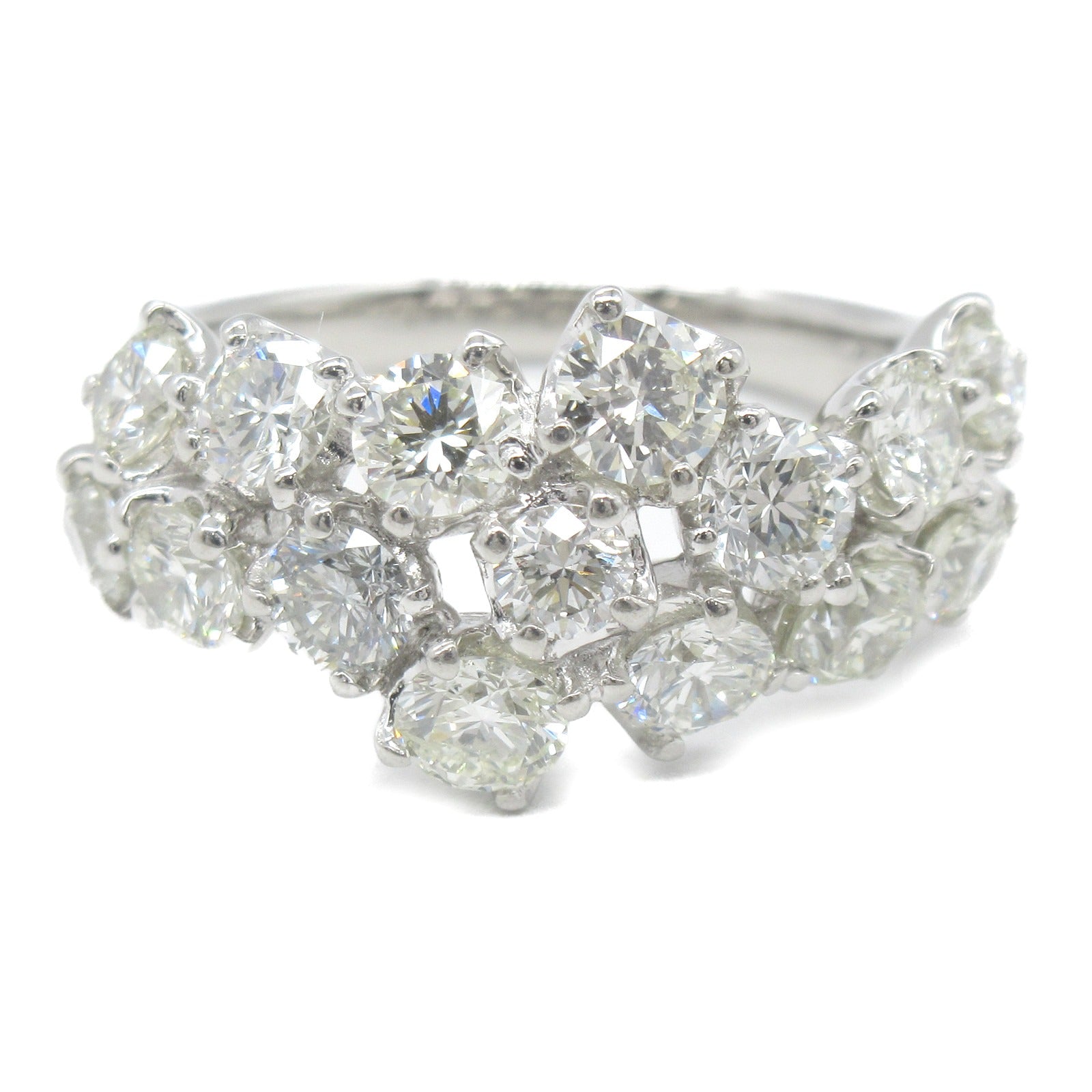 JEWELRY PT900鉑金Diamond Ring 2.00ct鑽石戒指US#5.75