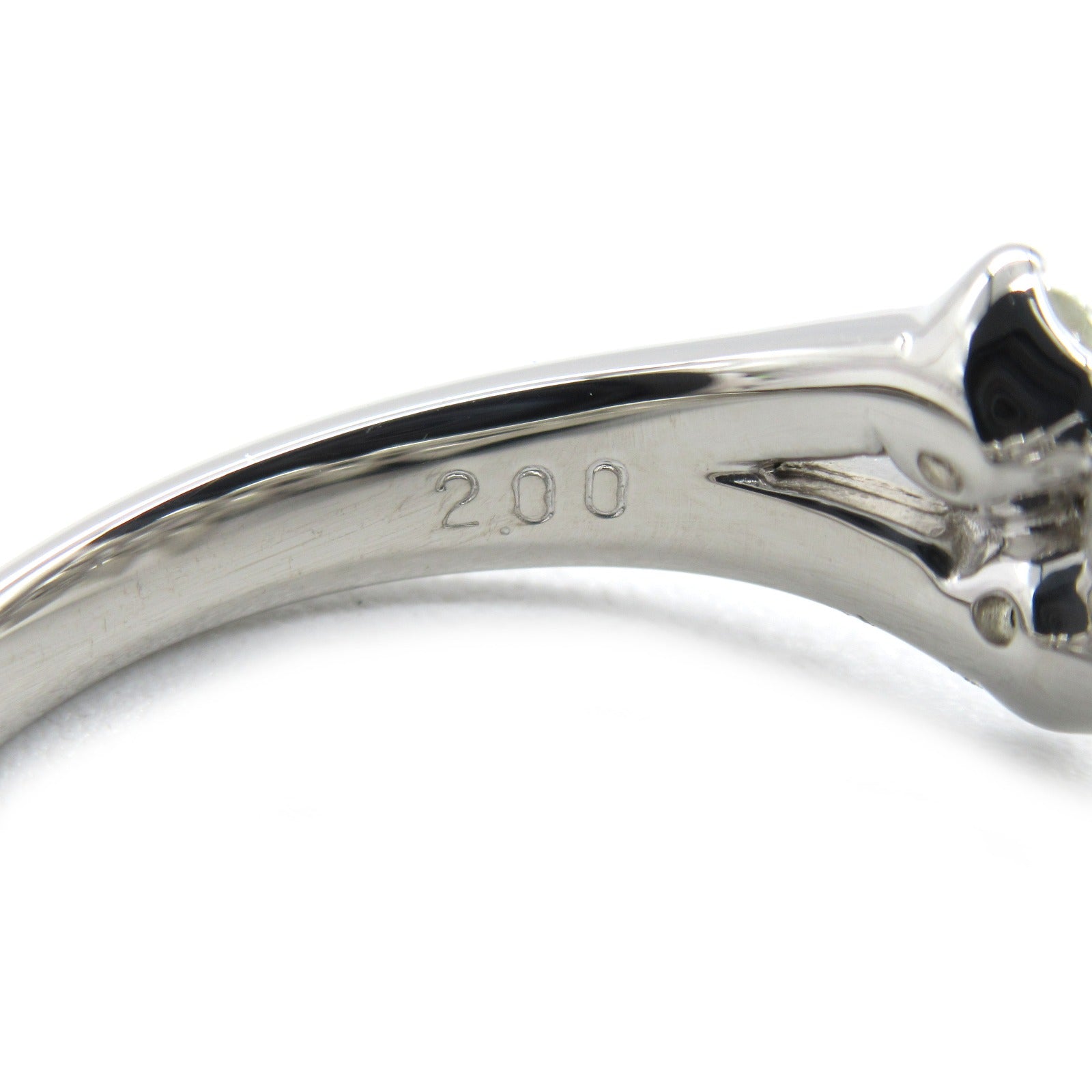 JEWELRY PT900鉑金Diamond Ring 2.00ct鑽石戒指US#5.75