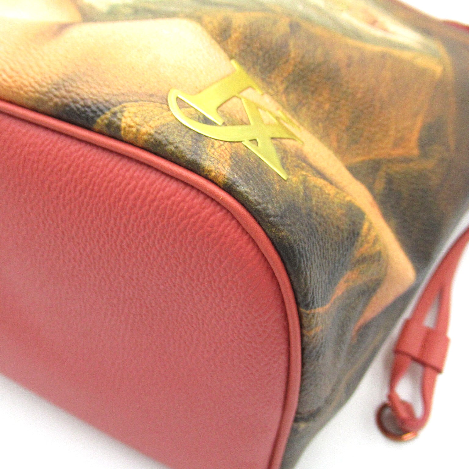 LOUIS VUITTON **【激減優惠】塗層帆布Boucher Neverfull MM手挽袋金扣