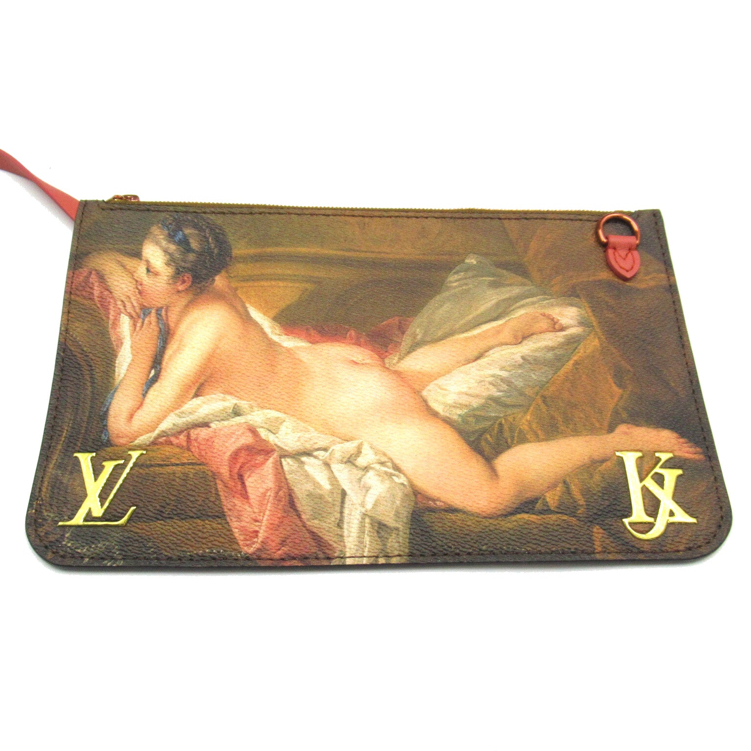 LOUIS VUITTON **【激減優惠】塗層帆布Boucher Neverfull MM手挽袋金扣