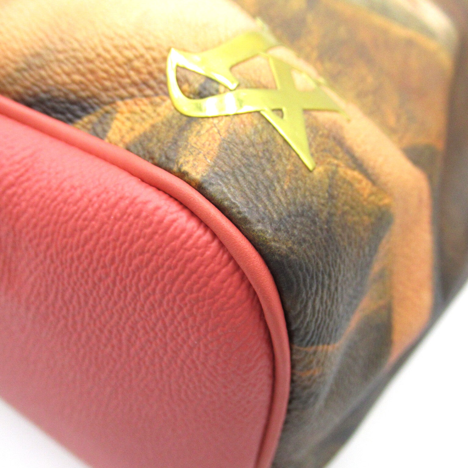 LOUIS VUITTON **【激減優惠】塗層帆布Boucher Neverfull MM手挽袋金扣