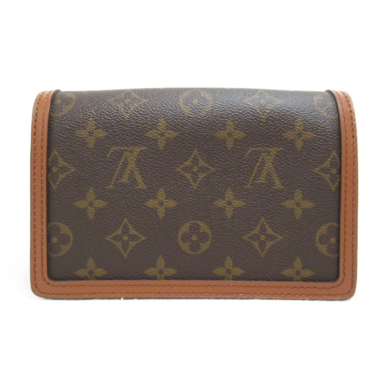 LOUIS VUITTON 【激減優惠】Monogram Reverse Dauphine Chain Shoulder Bag金扣肩背袋啡色