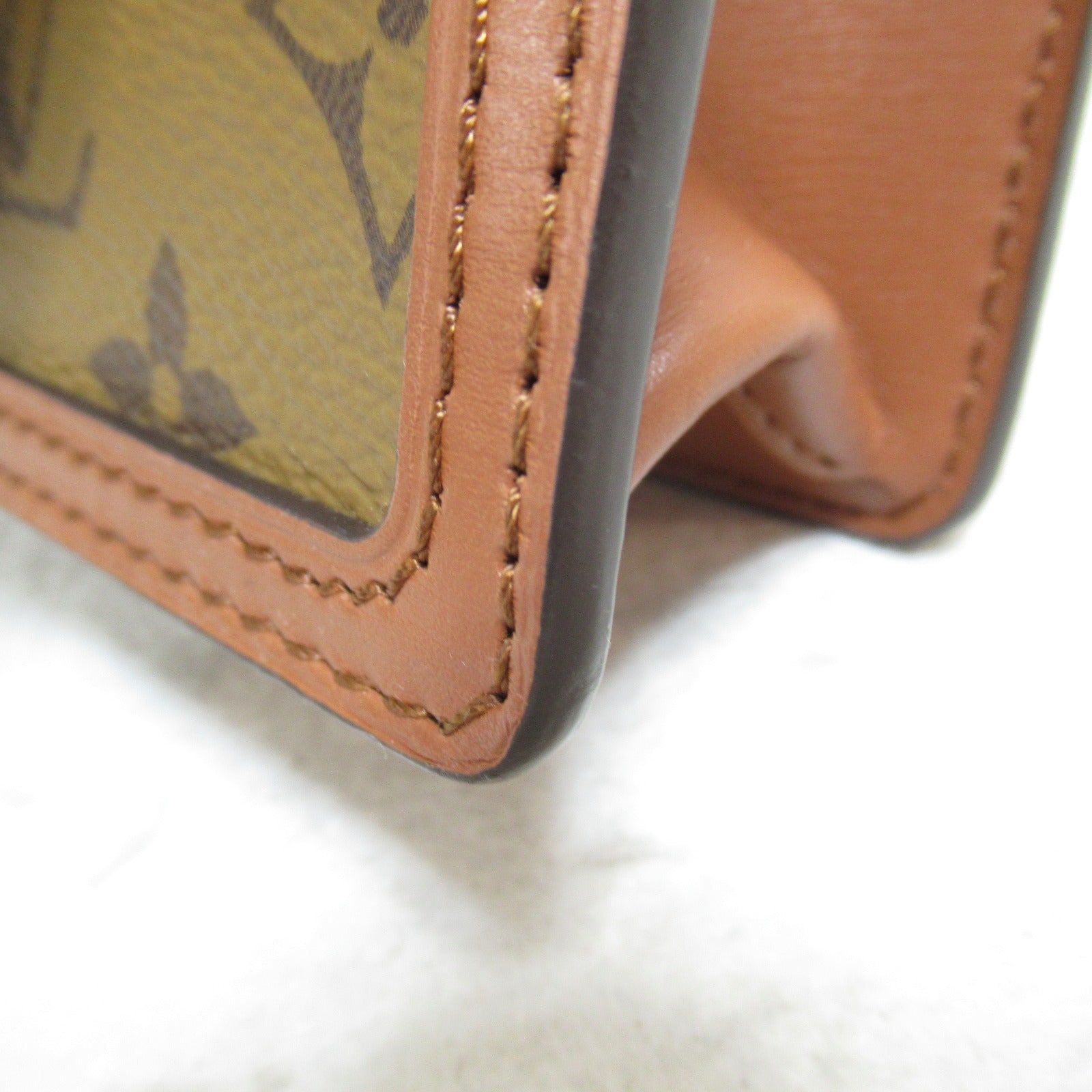 LOUIS VUITTON 【激減優惠】Monogram Reverse Dauphine Chain Shoulder Bag金扣肩背袋啡色