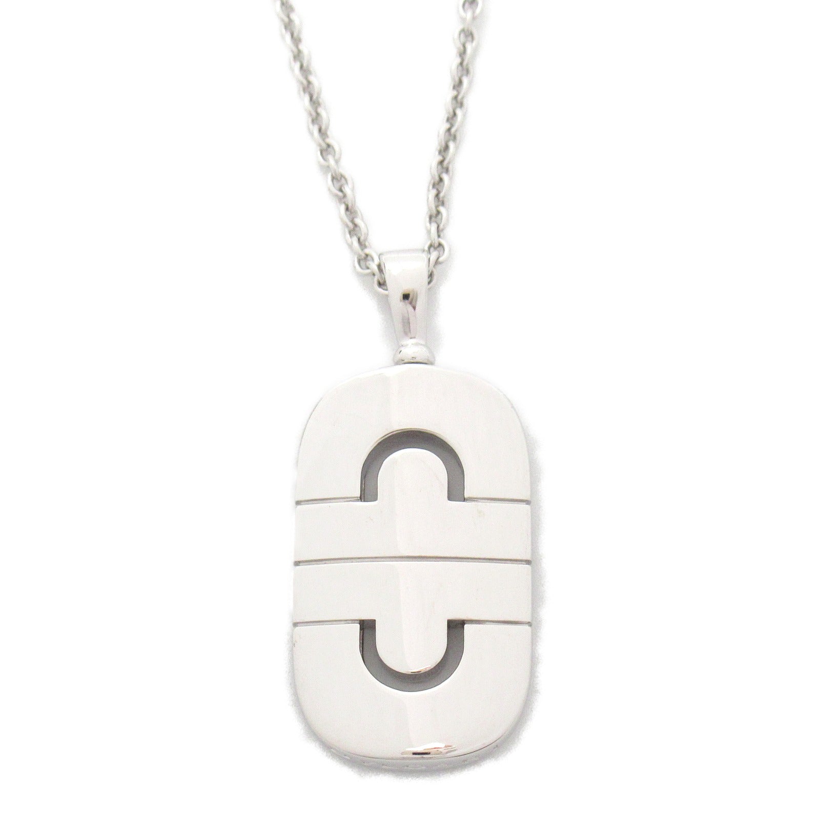 BVLGARI 18K白金Parentesi Necklace項鍊銀色