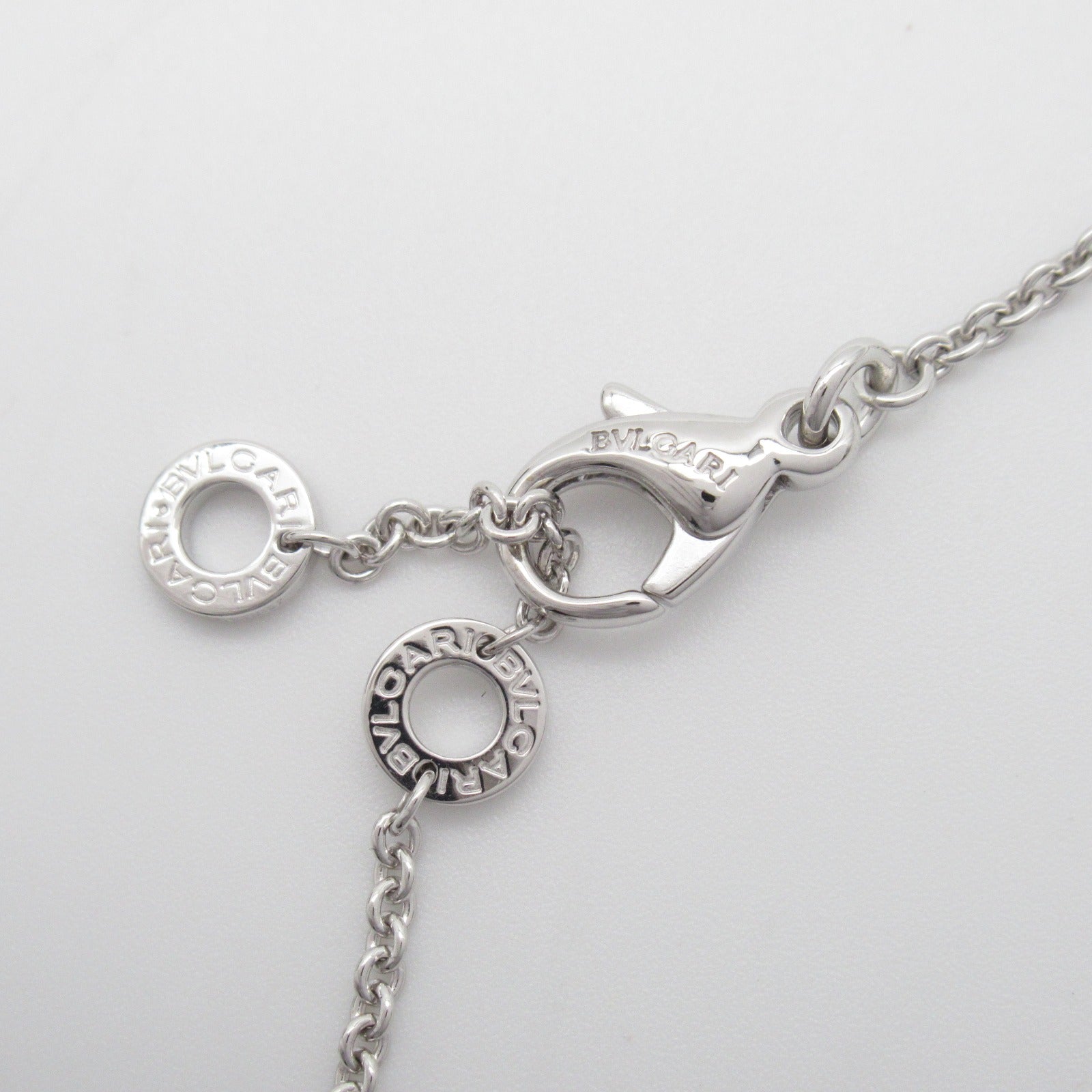 BVLGARI 18K白金Parentesi Necklace項鍊銀色
