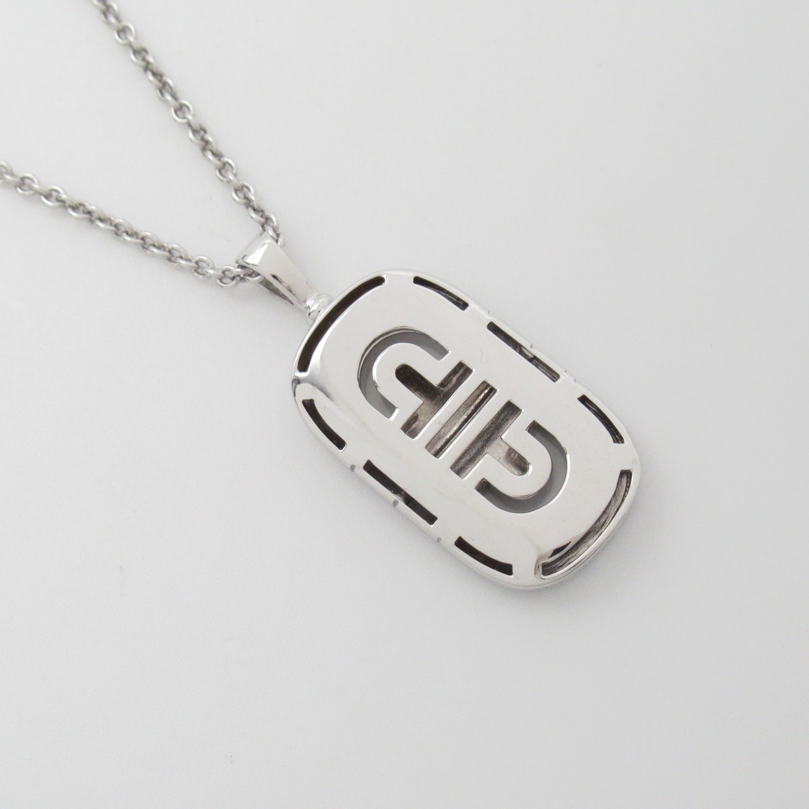 BVLGARI 18K白金Parentesi Necklace項鍊銀色