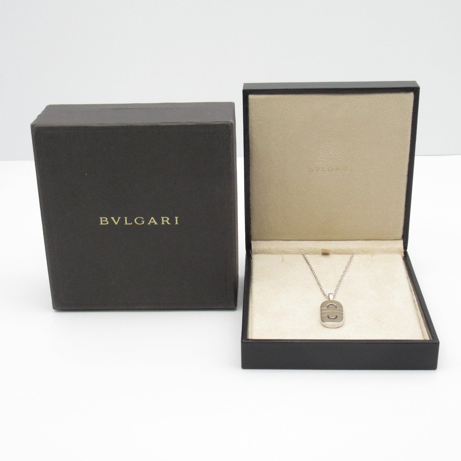 BVLGARI 18K白金Parentesi Necklace項鍊銀色