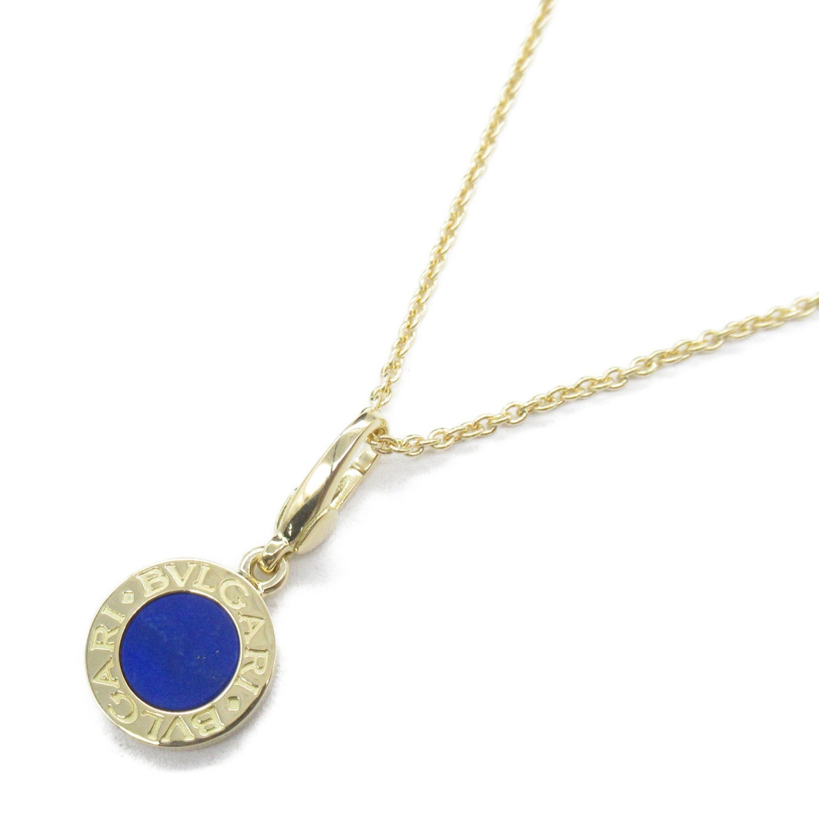 BVLGARI 18K黃金Lapis Lazuli Necklace青金石項鍊