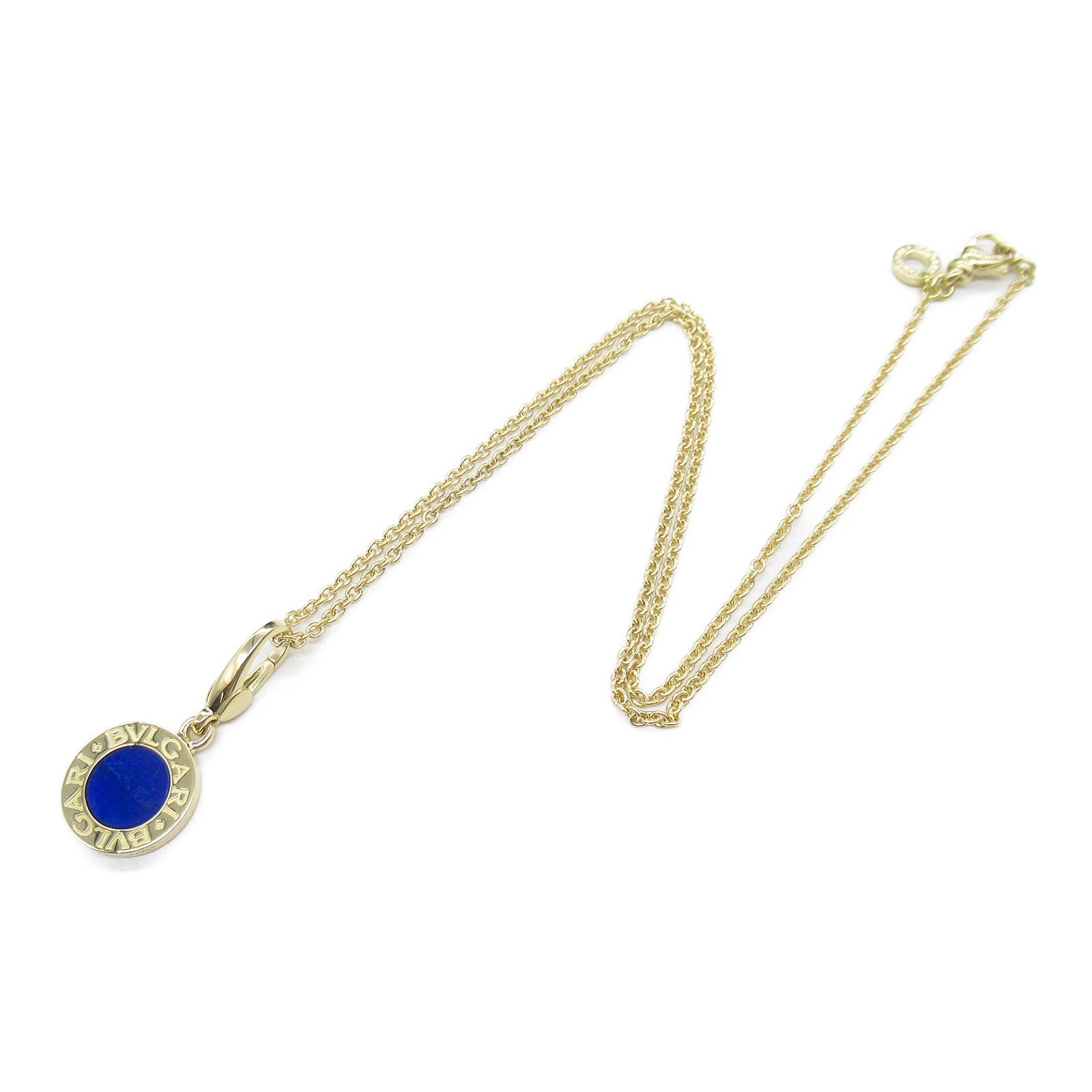 BVLGARI 18K黃金Lapis Lazuli Necklace青金石項鍊