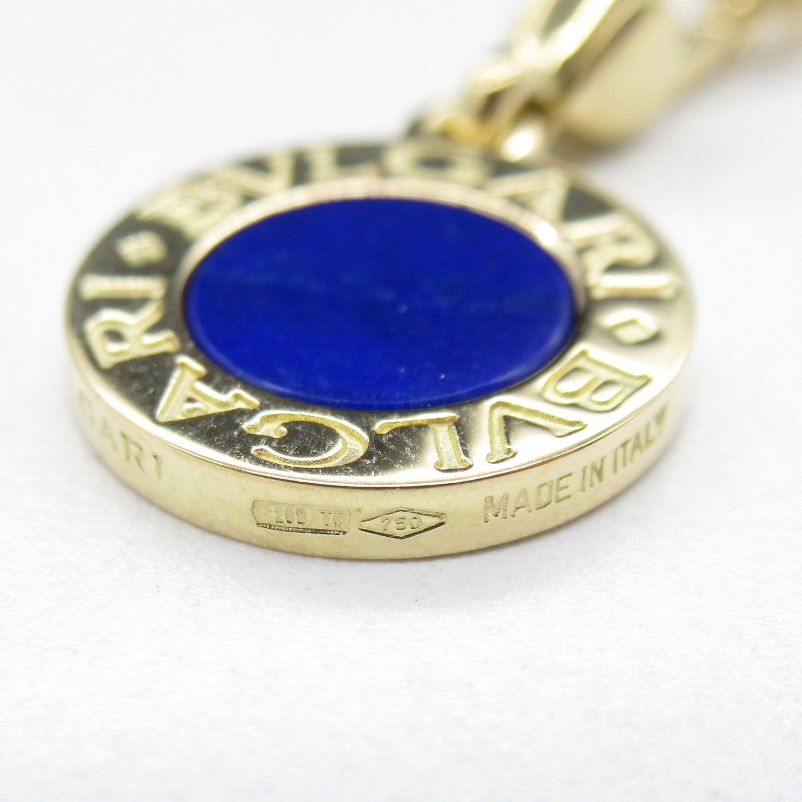 BVLGARI 18K黃金Lapis Lazuli Necklace青金石項鍊