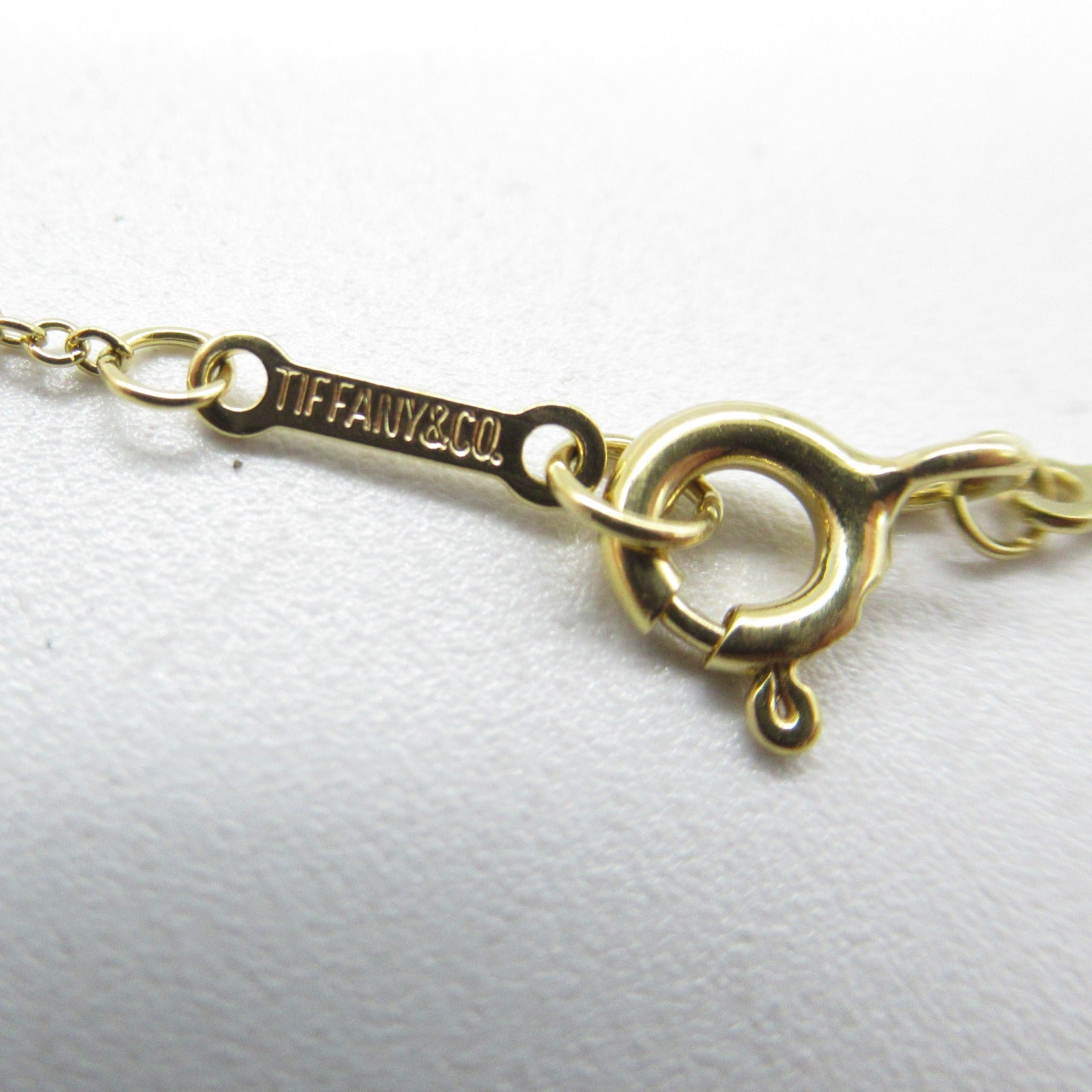 TIFFANY＆CO 18K黃金By The Yard Necklace鑽石項鍊
