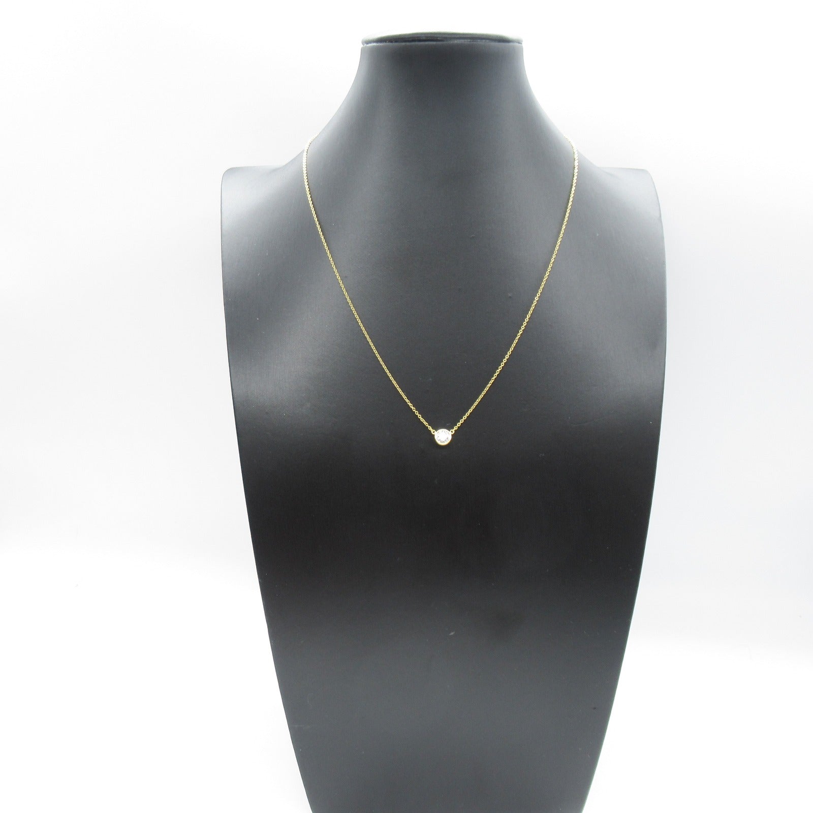 TIFFANY＆CO 18K黃金By The Yard Necklace鑽石項鍊