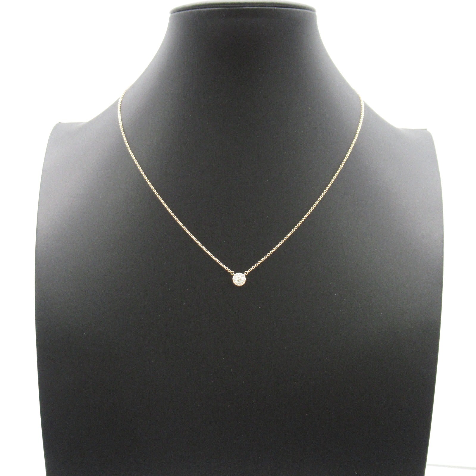 TIFFANY＆CO 18K玫瑰金Soleste Diamond Necklace鑽石項鍊