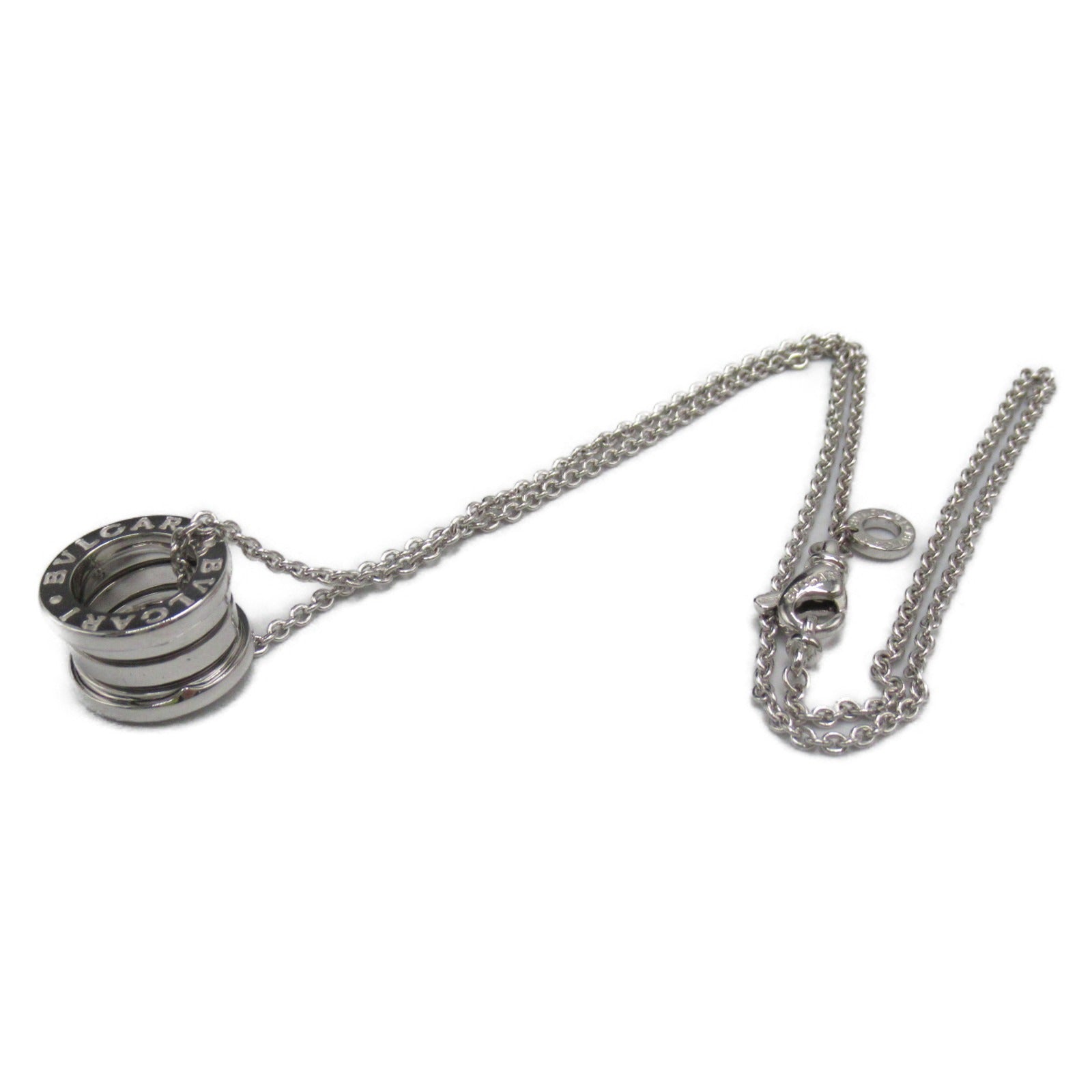 BVLGARI 18K白金B-zero1 Necklace項鍊銀色