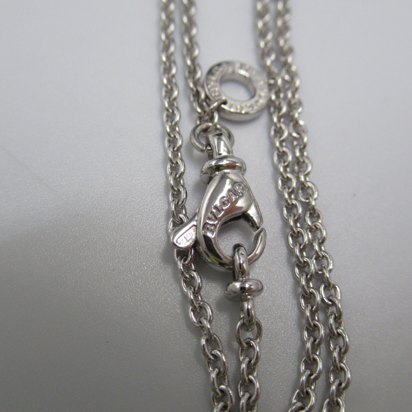 BVLGARI 18K白金B-zero1 Necklace項鍊銀色