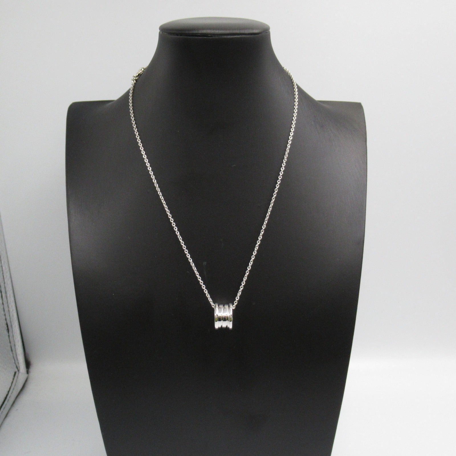 BVLGARI 18K白金B-zero1 Necklace項鍊銀色