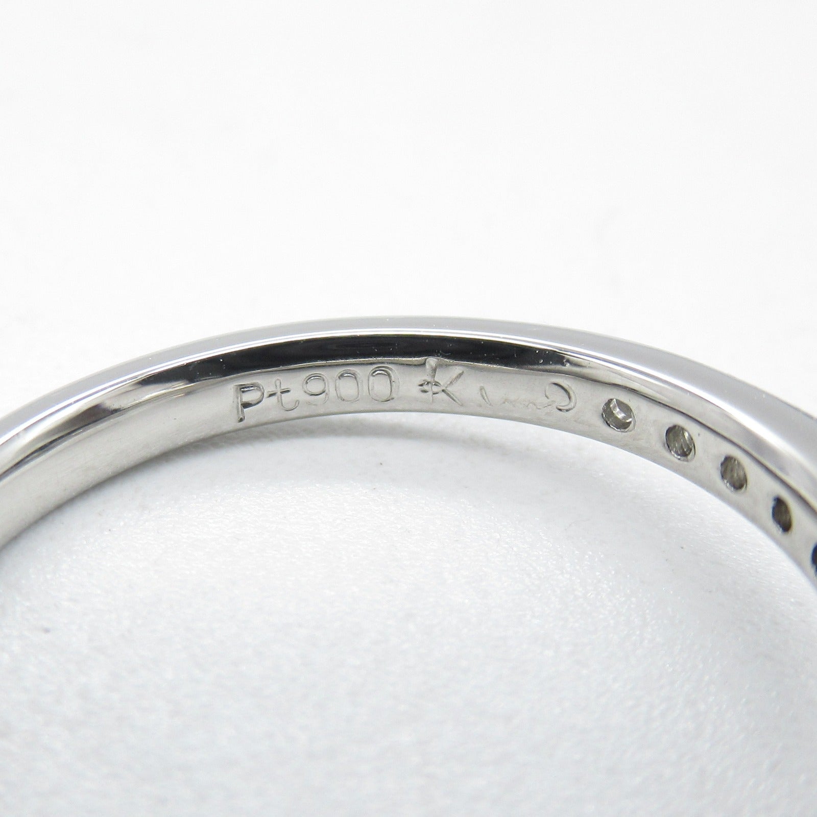 JEWELRY PT900鉑金Diamond Ring 1.089ct/0.188ct鑽石戒指US#5.25