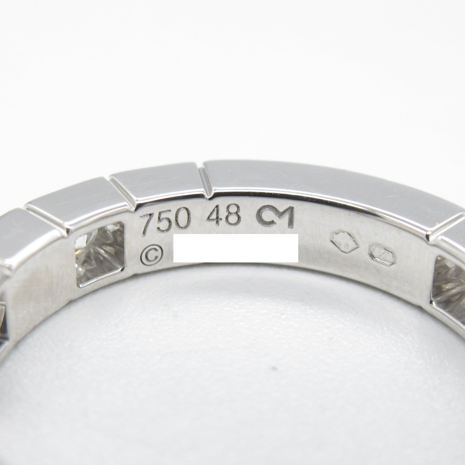 CARTIER 18K白金Lanier Diamond Ring鑽石戒指Cartier#48/US#4.5