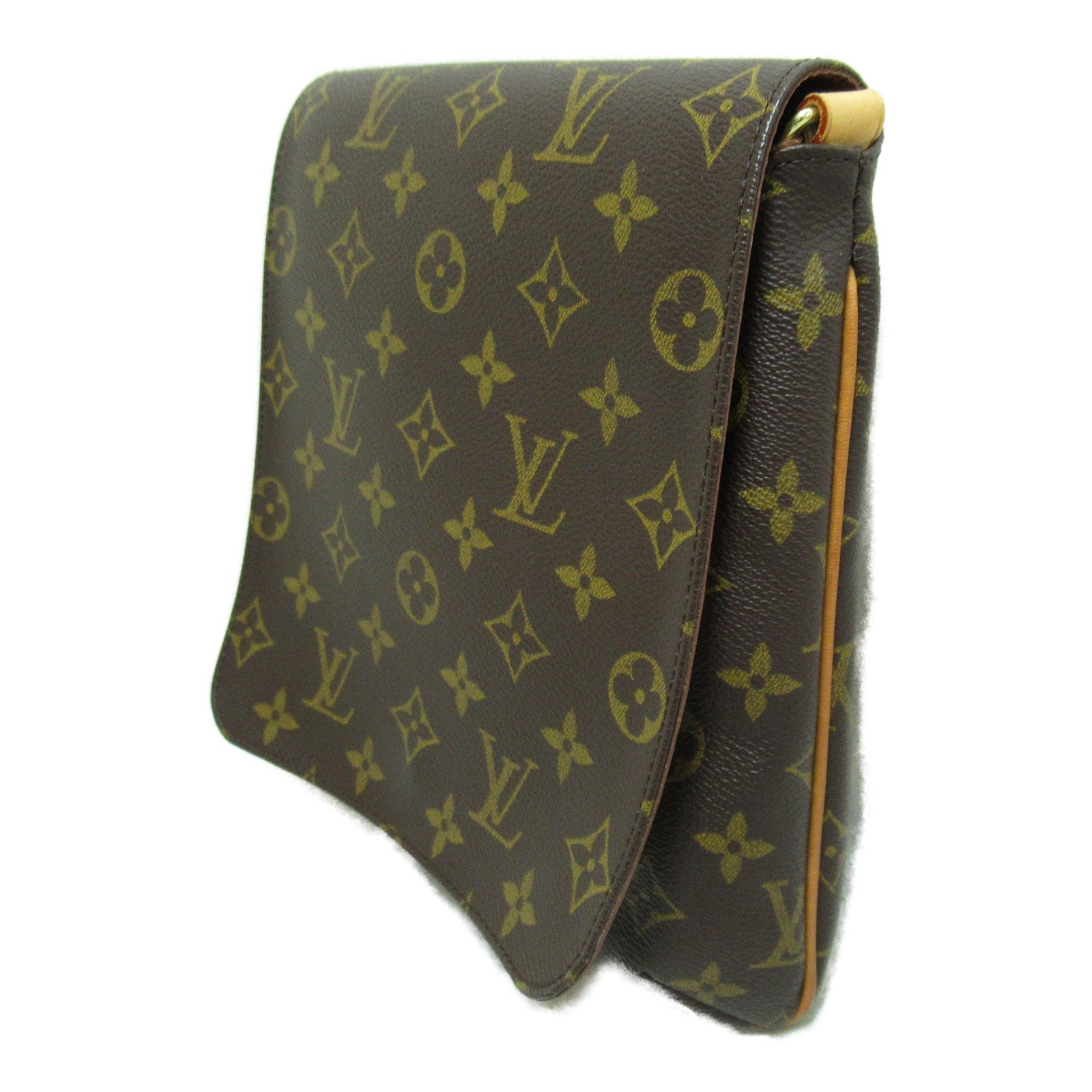 LOUIS VUITTON Monogram Musette Salsa金扣肩背袋啡色