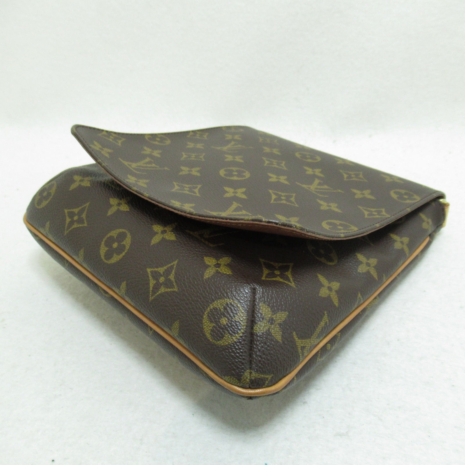 LOUIS VUITTON Monogram Musette Salsa金扣肩背袋啡色