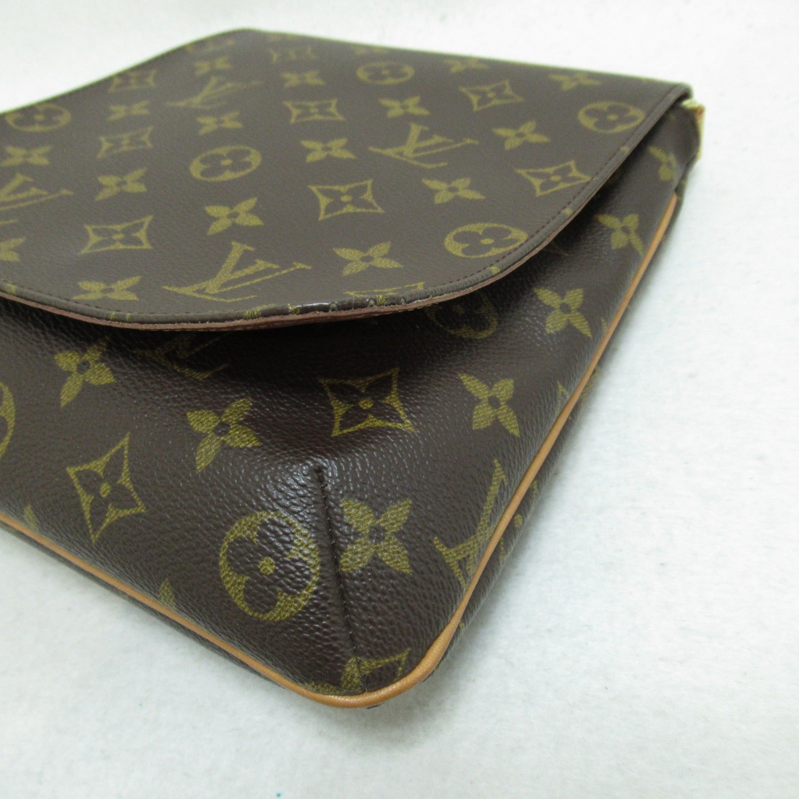 LOUIS VUITTON Monogram Musette Salsa金扣肩背袋啡色