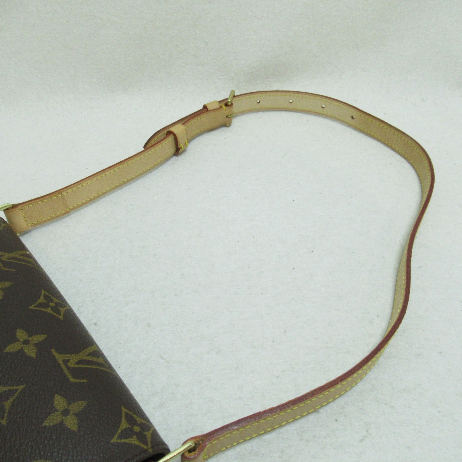 LOUIS VUITTON Monogram Musette Salsa金扣肩背袋啡色