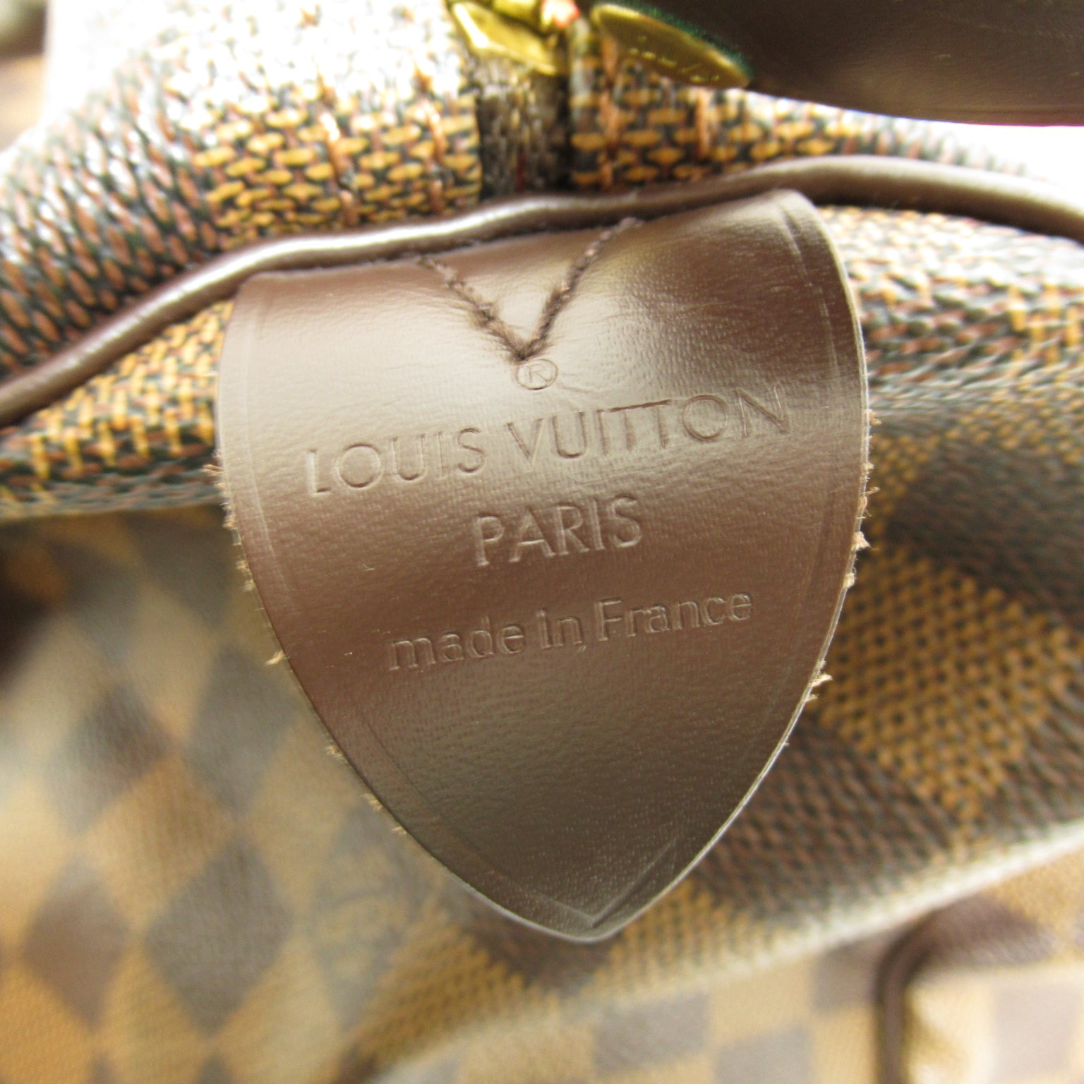 LOUIS VUITTON 【激減優惠】Damier Speedy 30金扣手挽袋棕色