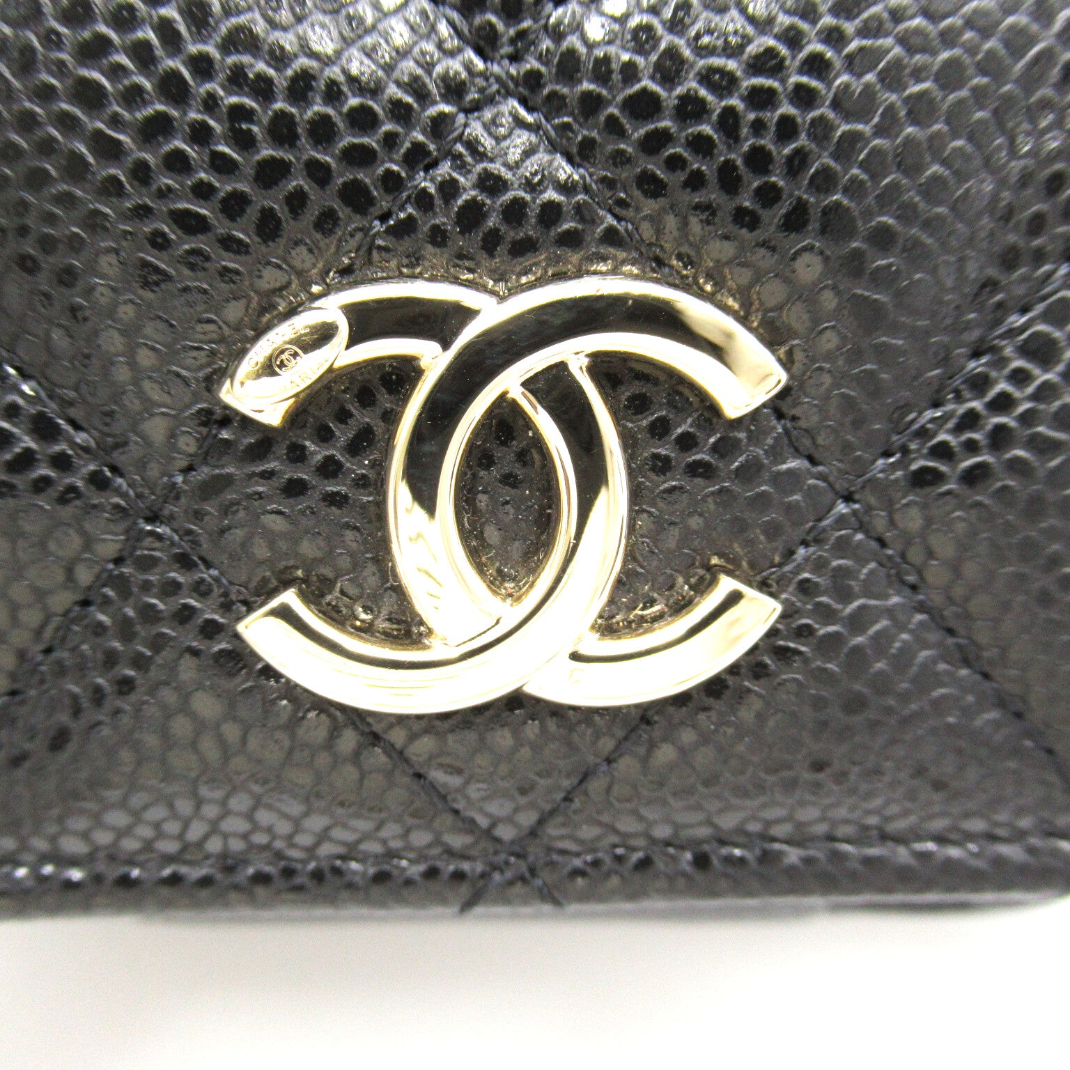 CHANEL 【激減優惠】菱格Caviar皮革Affinity Mini Chain Shoulder Bag金扣手挽肩背兩用袋黑色