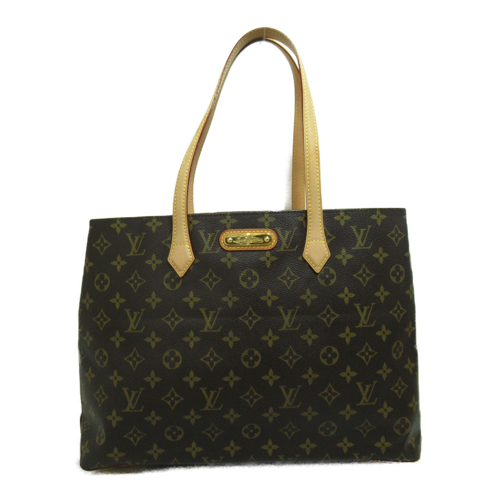 LOUIS VUITTON Monogram Wilscher MM手挽袋/肩背袋啡色