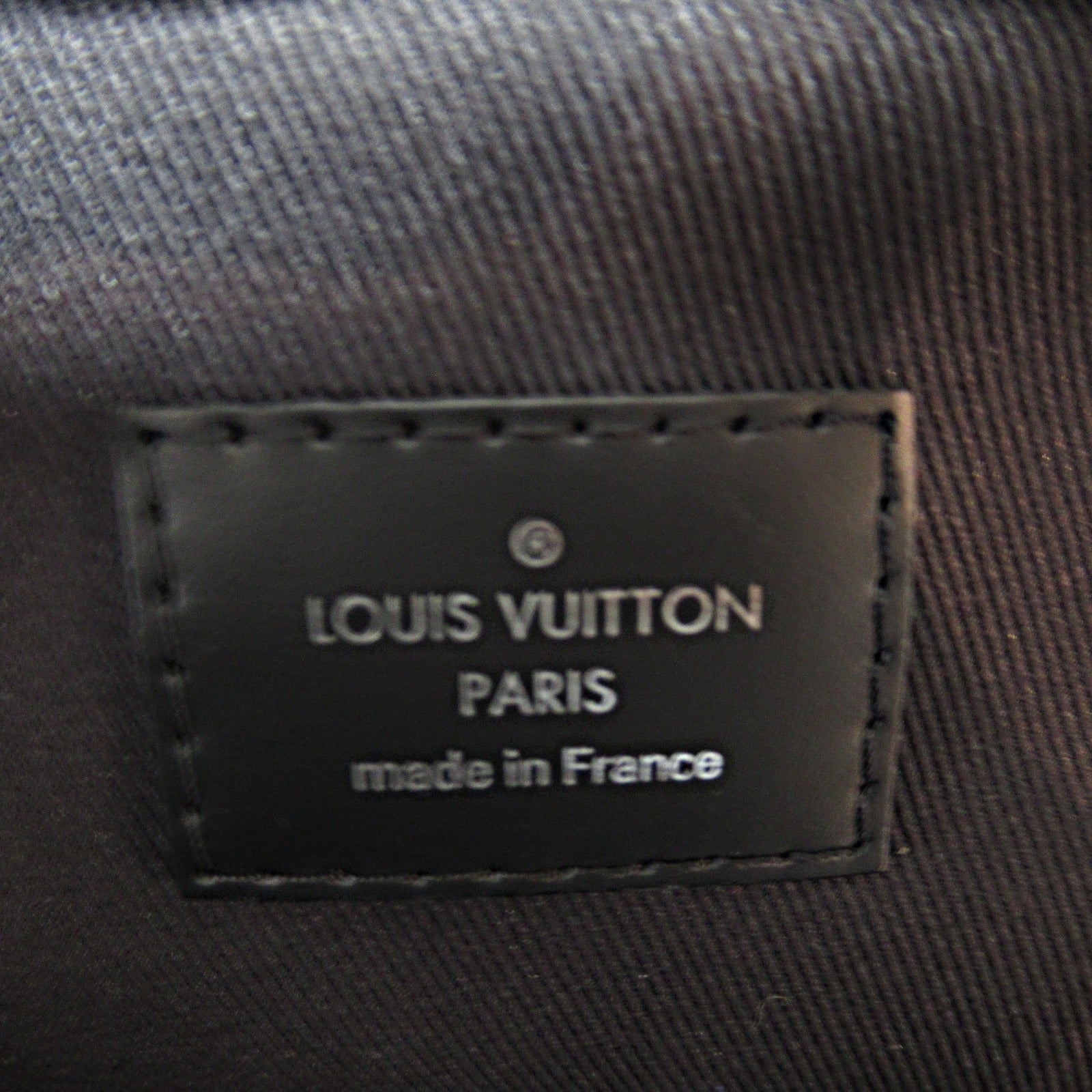 LOUIS VUITTON Damier Graphite Josh Backpack銀扣背包黑色